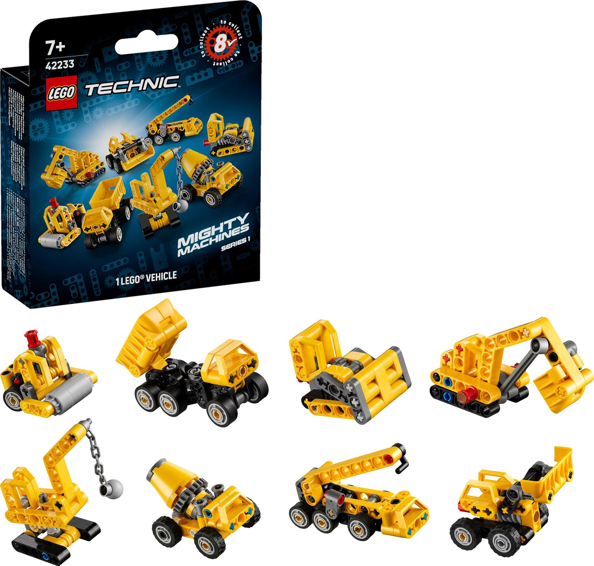 LEGO® Spiel LEGO Technic Mächtige Maschinen 42233 – 1 von 8, zufällig