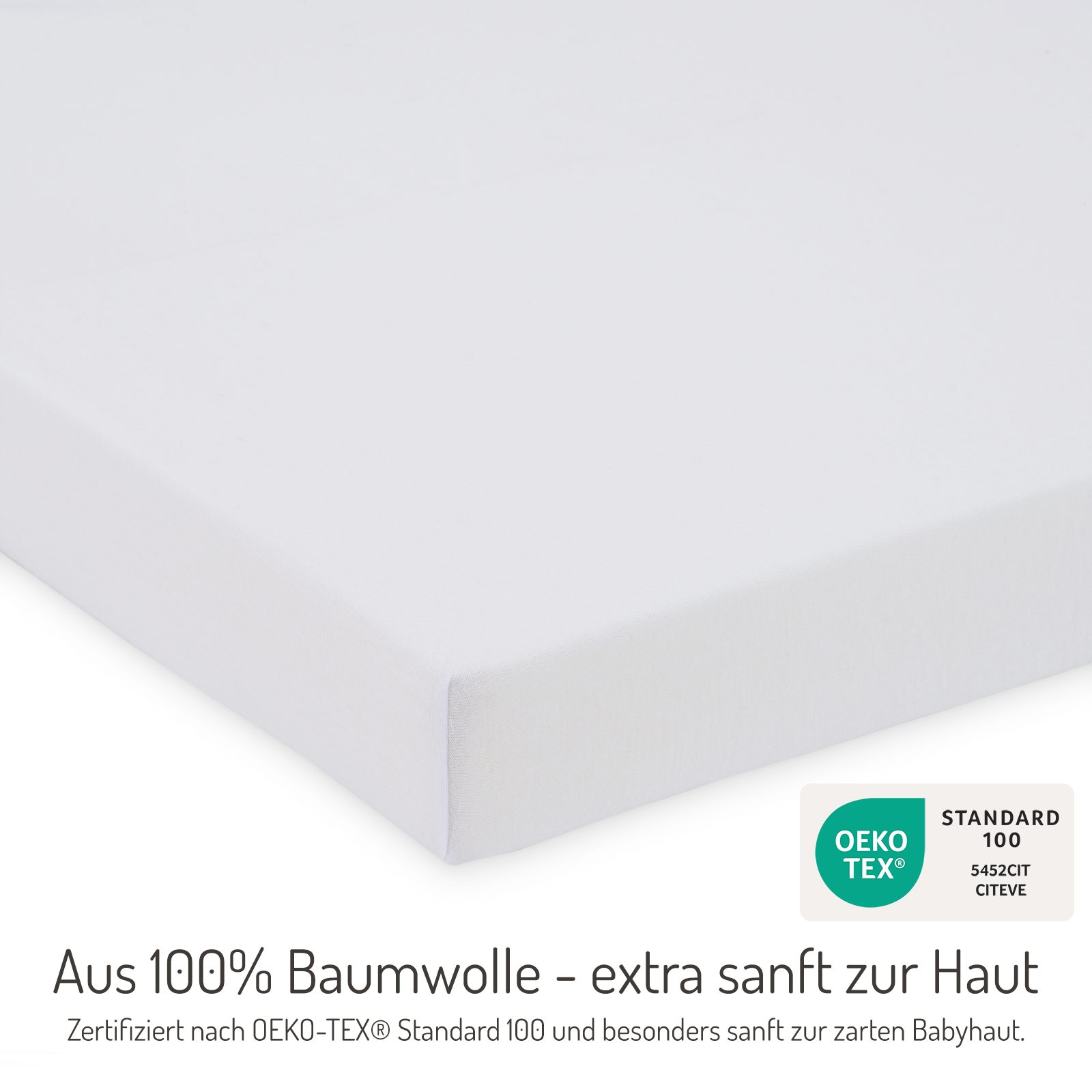 FabiMax Spannbettlaken 90x55 cm 100% Baumwolle – Bild 3 von 3