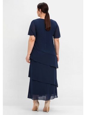 Sheego Cocktailkleid Große Größen in Maxi-Довжина