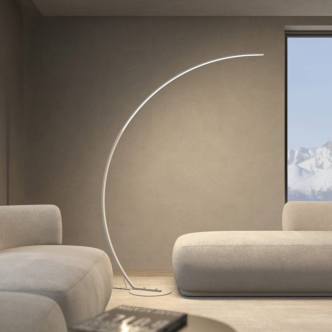 Neona LED Stehlampe ICARUS Weiß, LED fest integriert, Warmweiß günstig online kaufen