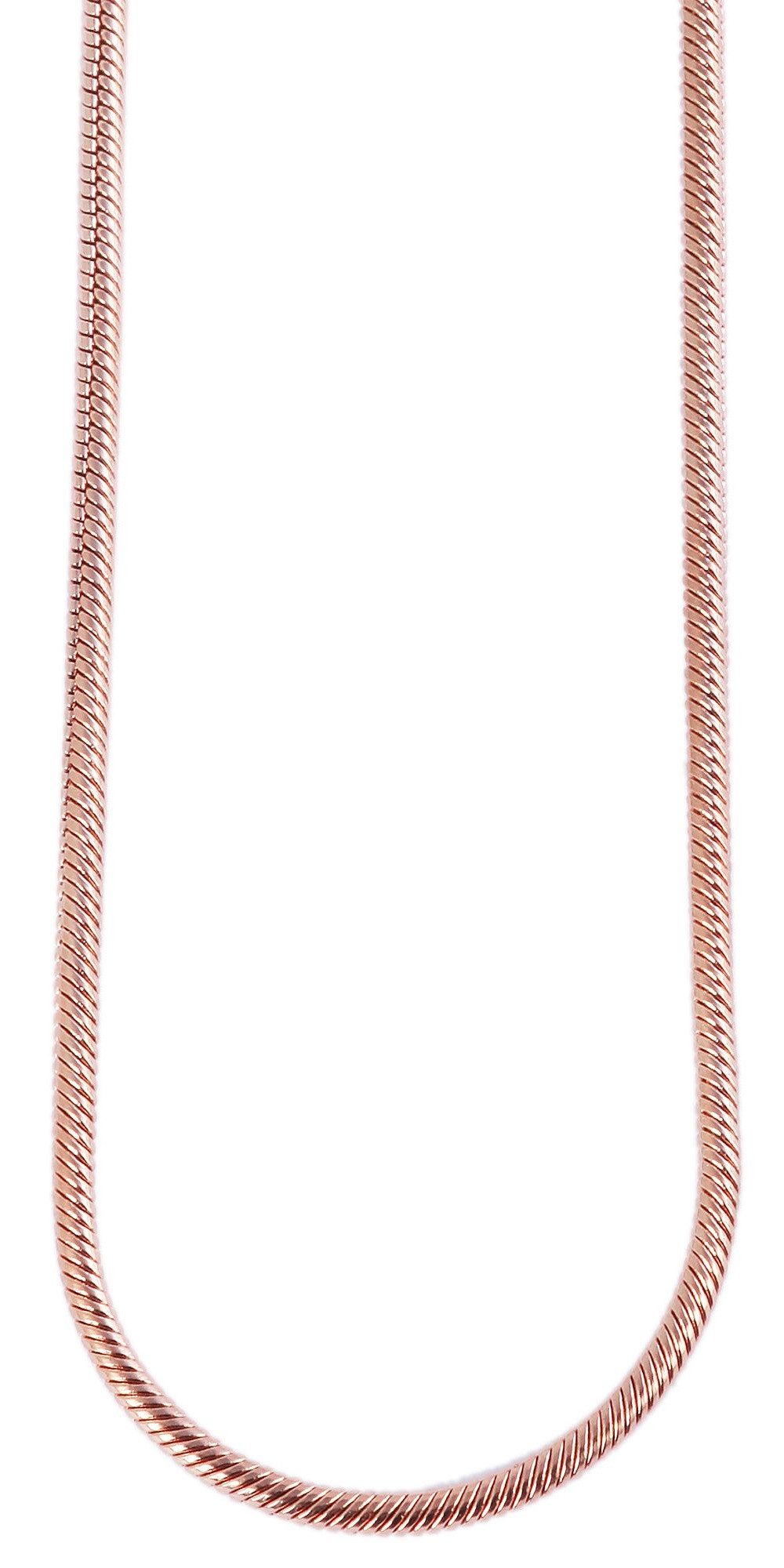 Kette ohne Anhänger Halskette – Schlangenkette aus Edelstahl 40 cm