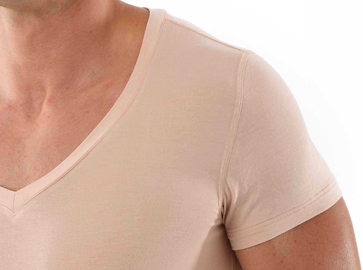 Albert Kreuz Unterhemd V-Neck light atmungsaktiv Kurzarm (kein Set, kein Set)