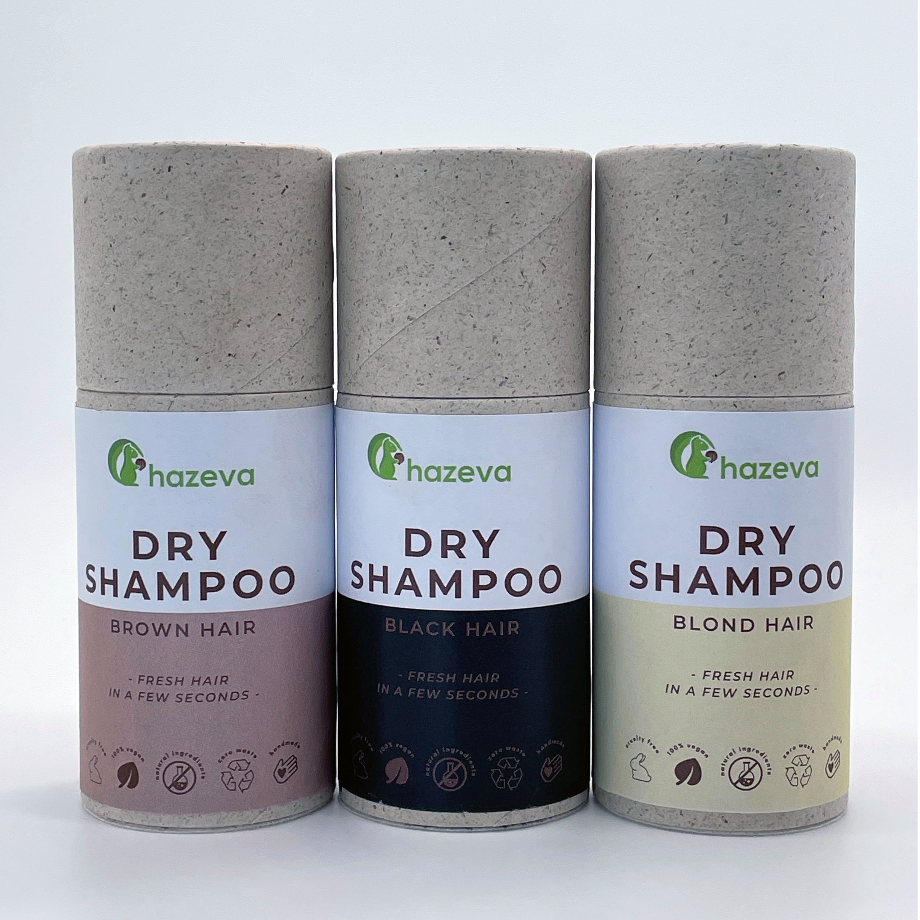 hazeva Festes Haarshampoo hazeva Trockenshampoo, 2-tlg.