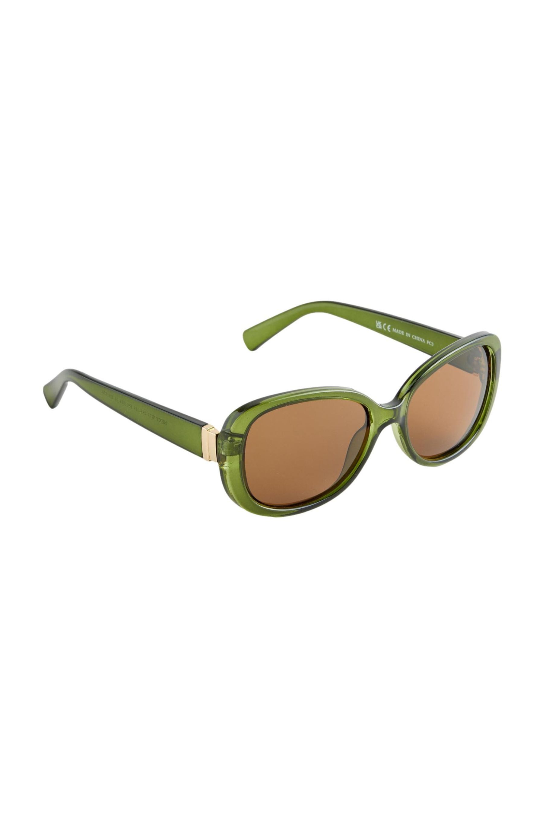 Next Sonnenbrille Eckige Sonnenbrille im Wickeldesign (1-St) günstig online kaufen