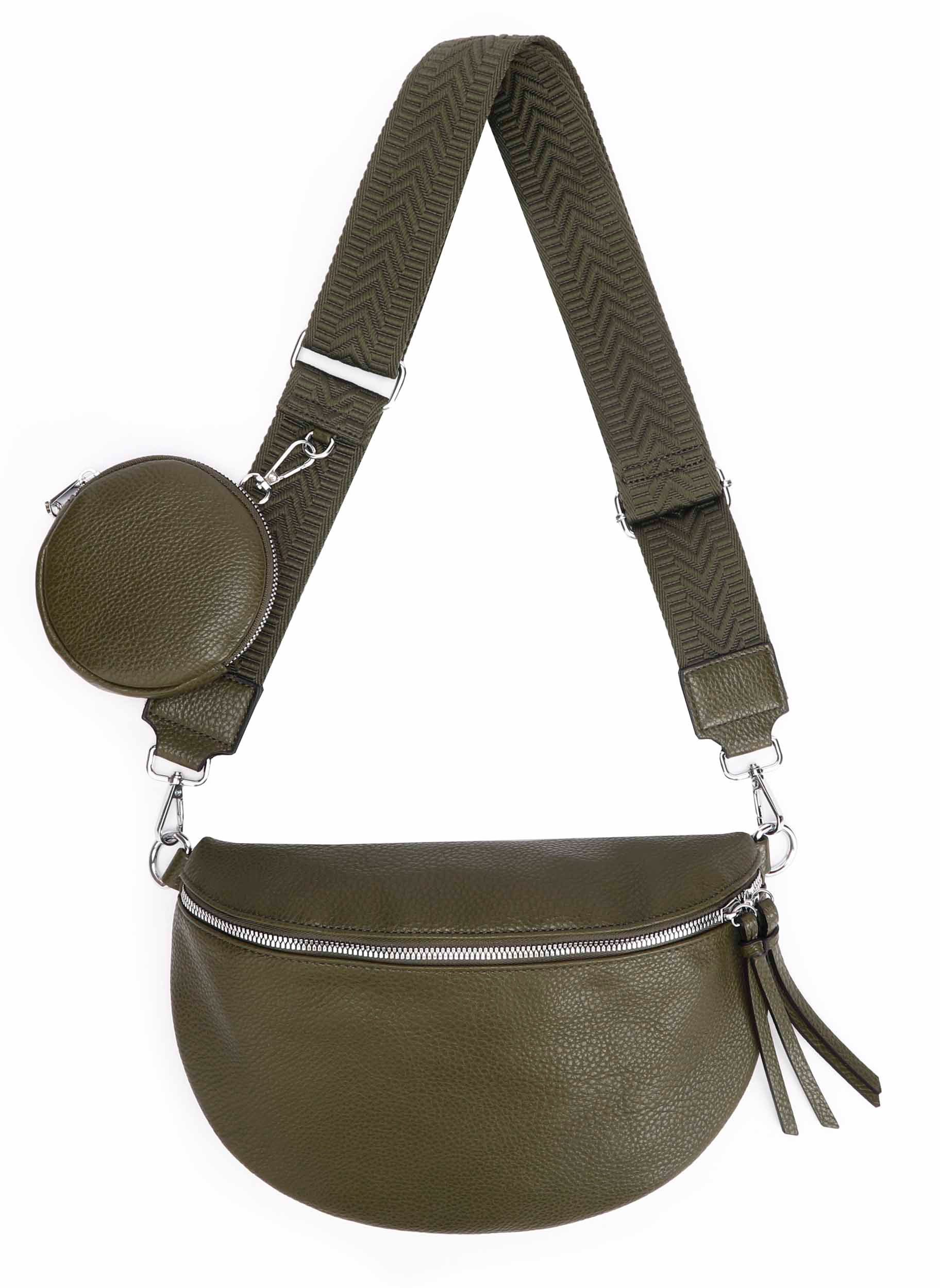 ITALYSHOP24 Bauchtasche Damen Gürteltasche Brusttasche CrossBody, Schultert günstig online kaufen