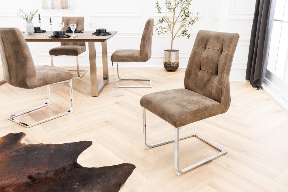 riess-ambiente Esszimmerstuhl COMFORT antik braun · günstig online kaufen