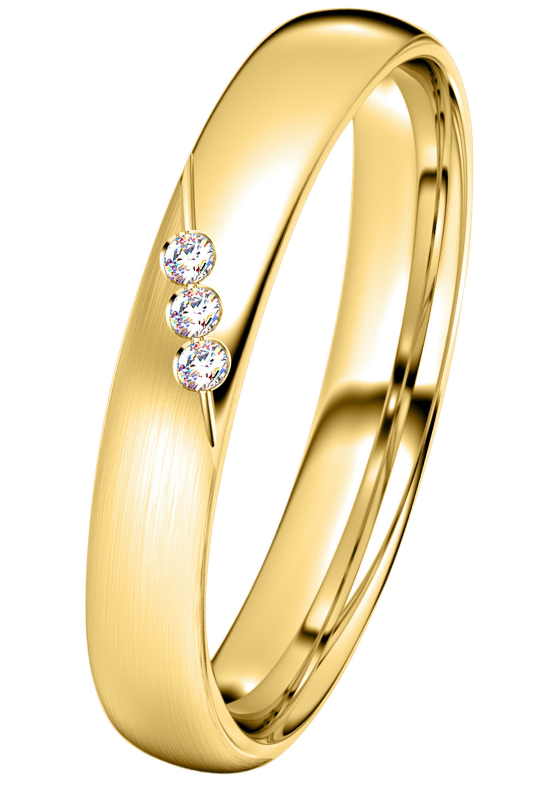 DOOSTI Trauring Schmuck Geschenk Silber 925 Trauring Ehering Partnerring LI günstig online kaufen