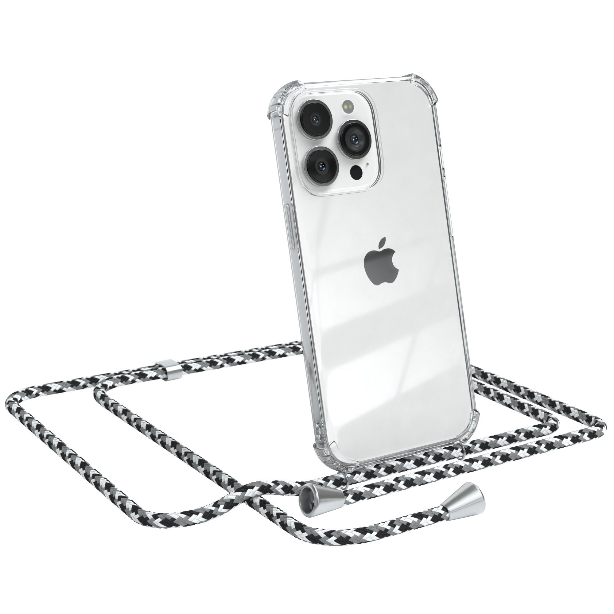 Schwarz Camouflage / Clips Silber