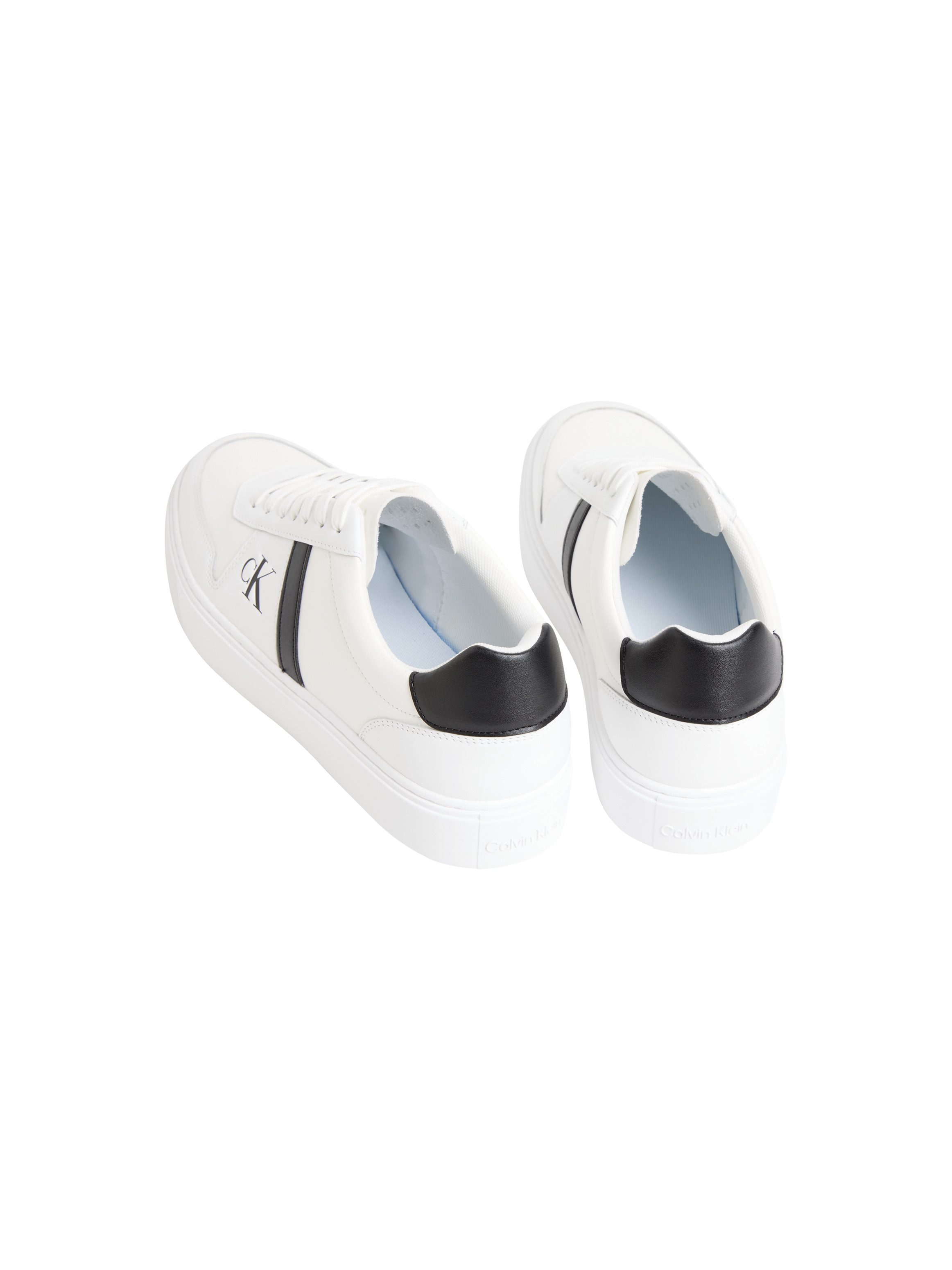 Calvin Klein CLASSIC CUPS LACE LTH EMB TONGUE Plateausneaker Basket-Sneaker günstig online kaufen
