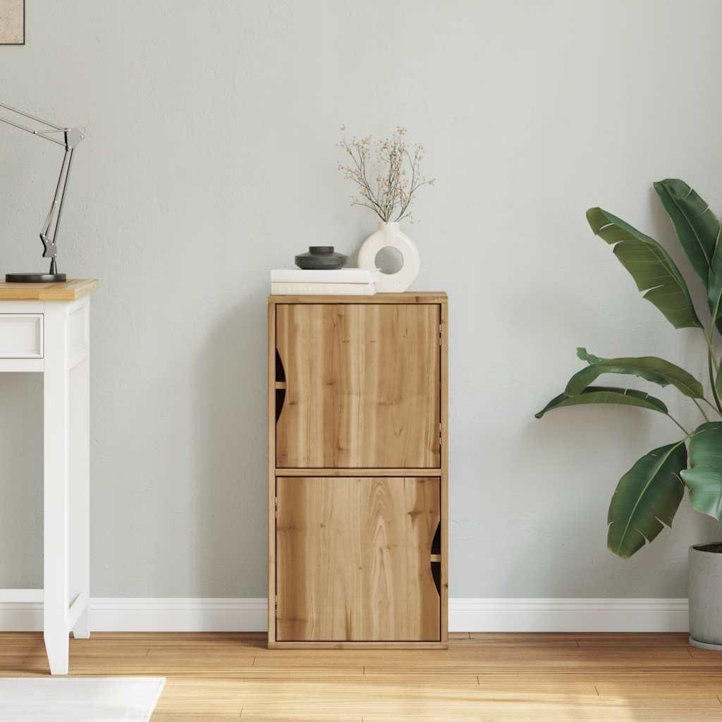 vidaXL Beistellschrank Beistellschrank ODDA 40x24x79 cm Massivholz Kiefer ( günstig online kaufen