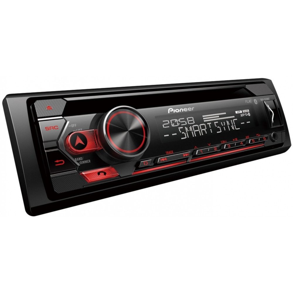 Pioneer Pioneer DEH-S320BT Autoradio mit Bluetooth und 4x50W. Autoradio (Bluetooth für freihändiges Telefonieren, Kompatibel mit Spotify, RDS)