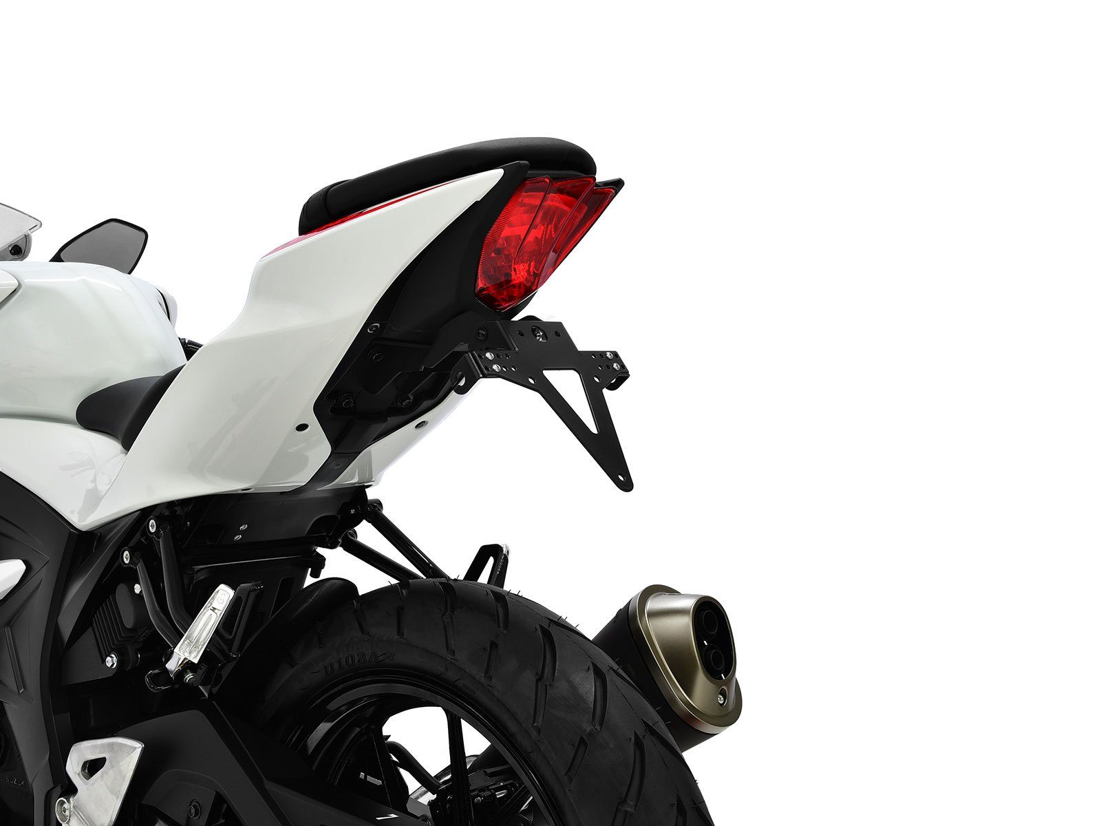 ZIEGER Kennzeichenhalter Classic Kennzeichenhalter kompatibel mit Suzuki GSX-R 125 / GSX-S 125
