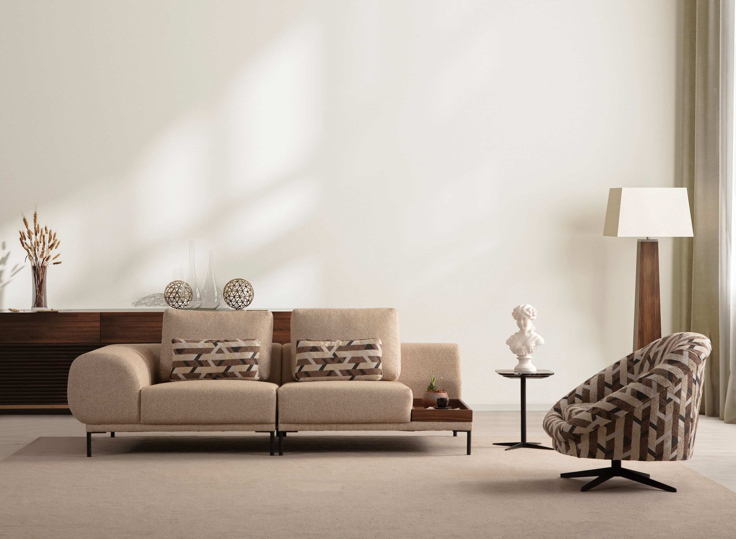 Nobelaa Sofa Sitzgruppe/Sofa Set - Wohnzimmergarnitur "Salvia" 3+2+1