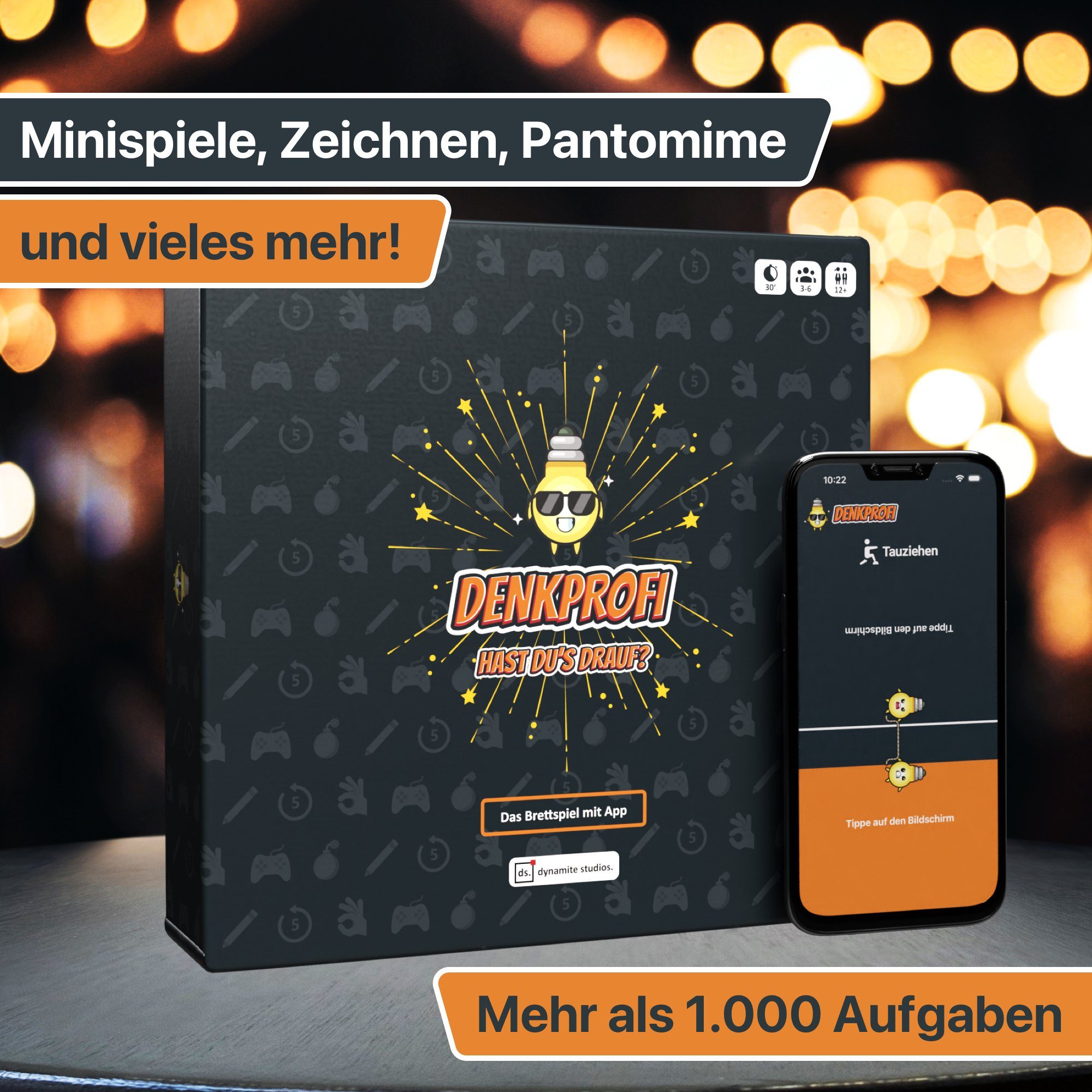 Denkprofi Spiel Denkprofi – Das Brettspiel mit App – Bild 2 von 4