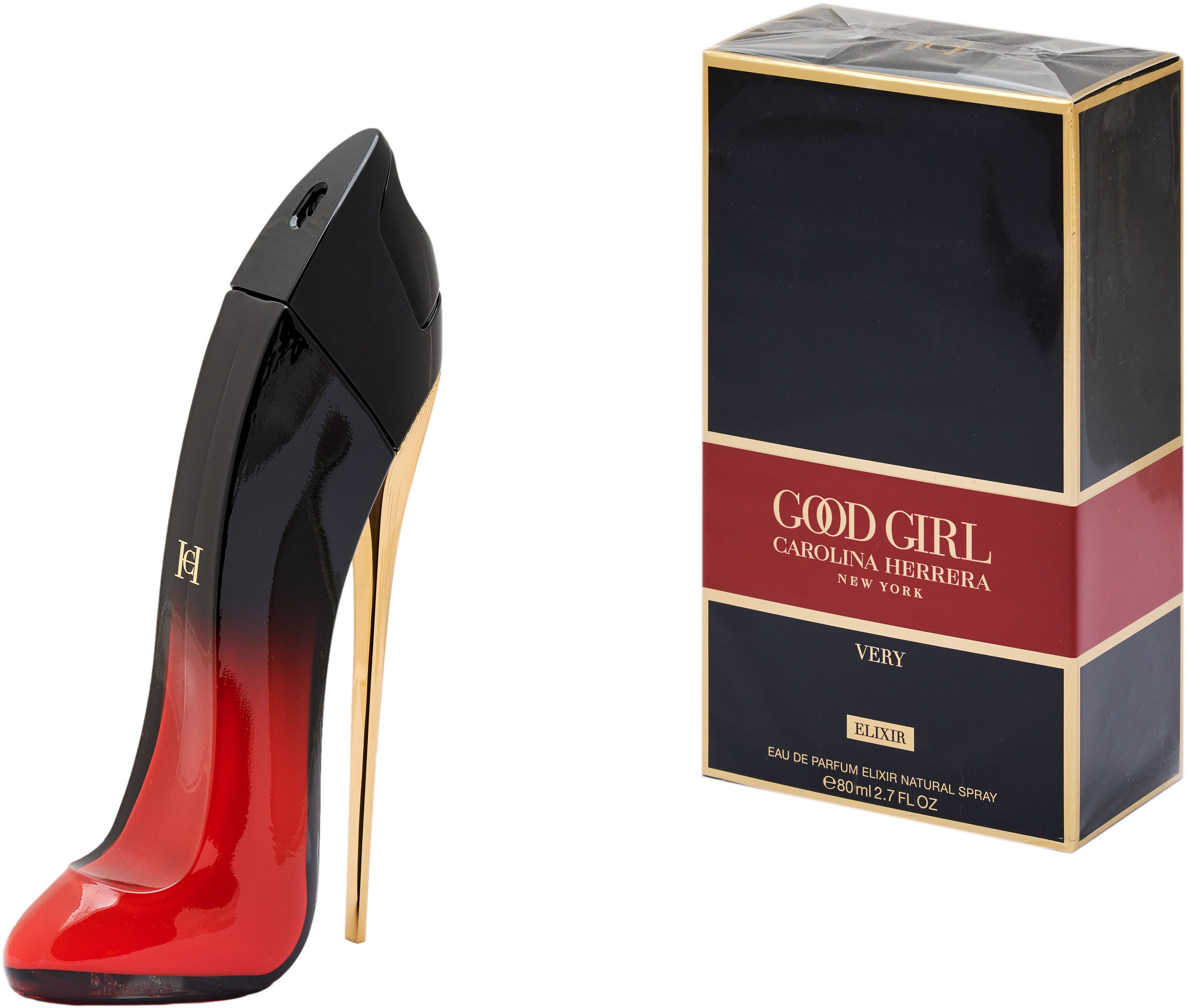 Carolina Herrera Eau de Parfum Caroline Herrera Very Good Girl Elixir, Blumig-orientalischer Duft mit Schwarzkirsche, Rose und Kakao.