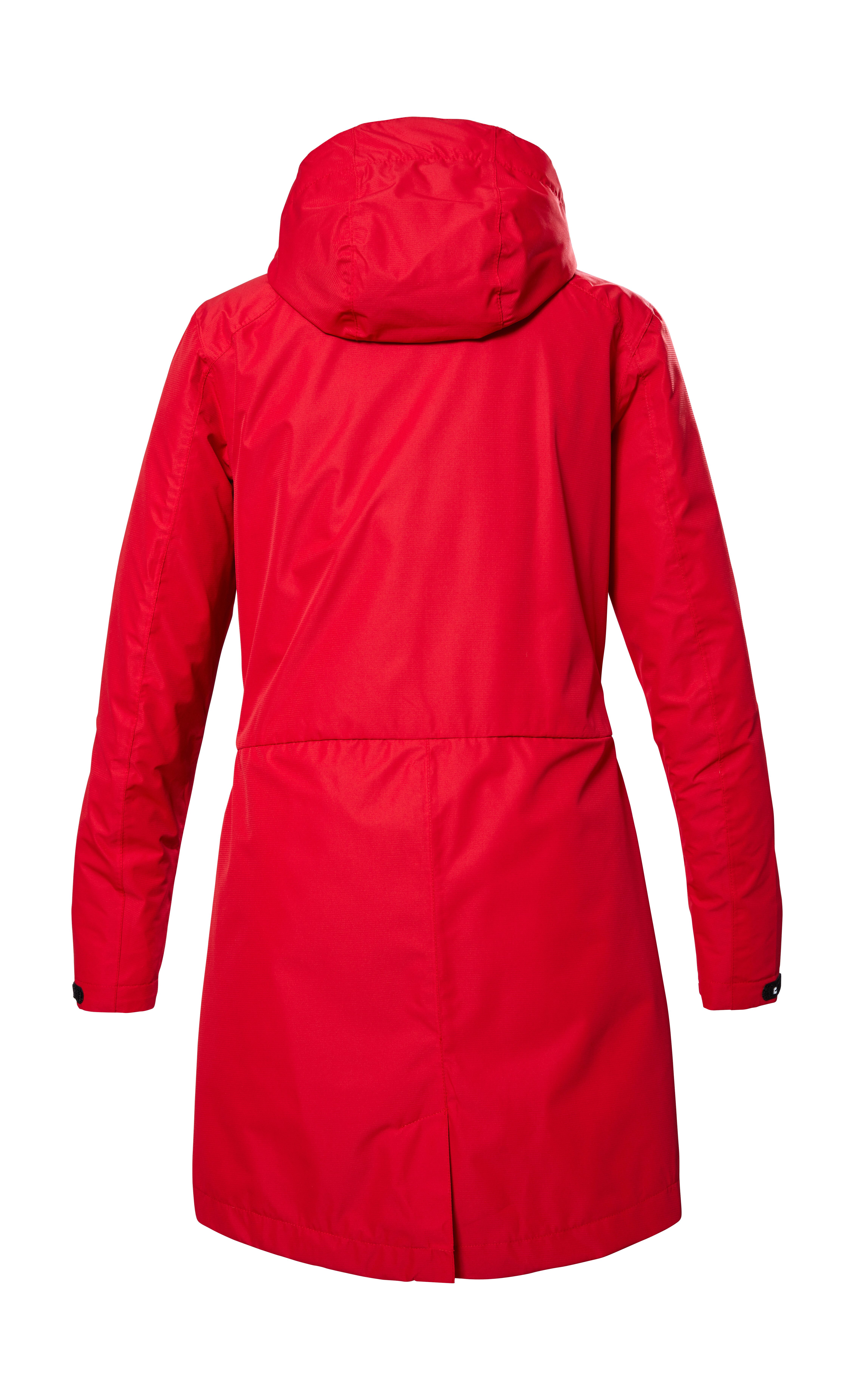 Killtec Parka KOS 44 WMN PRK Wasserdichte, atmungsaktive Damenjacke mit abnehmbarer Kapuze