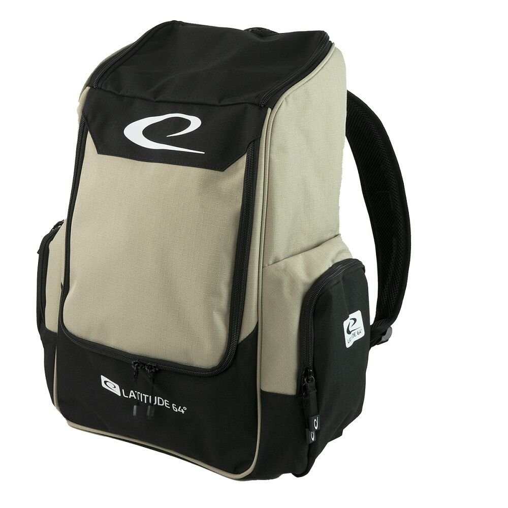 Latitude 64° Sporttasche Core Backpack, Wasserabweisendes Material Beige-Schwarz
