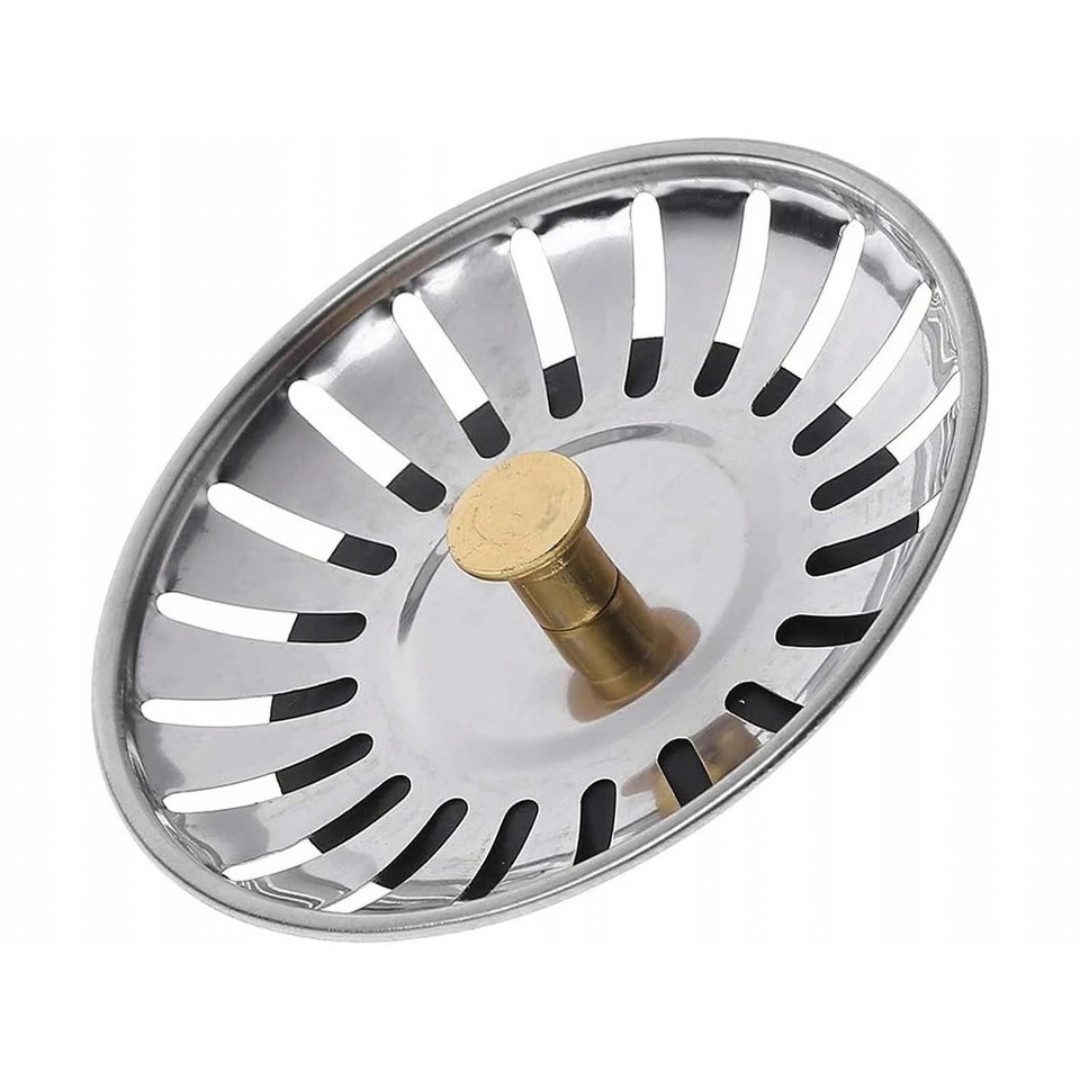 VERK GROUP Abfluss-Siebkörbchen Spülbeckensieb Ø 80 mm Edelstahl Siebkörbchen Abflusssieb, (Einzelartikel, 1-St., 1× Spülbeckensieb), korrosionsbeständig – Bild 3 von 5