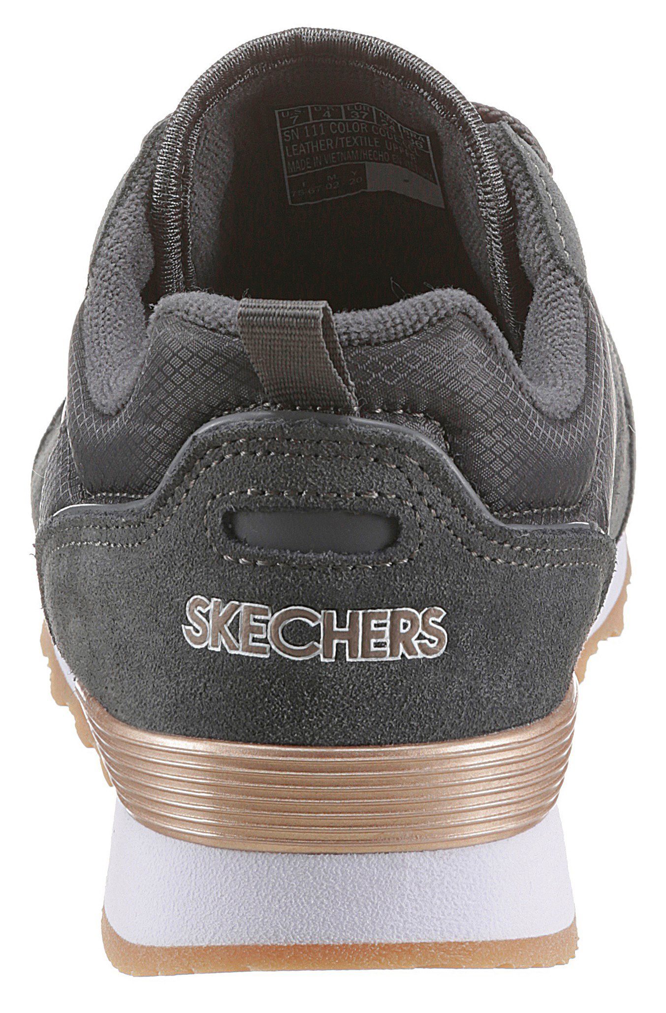 Skechers OG 85 - GOLDN GURL Memory mit komfortabler Foam Sneaker Ausstattung grau Air-Cooled