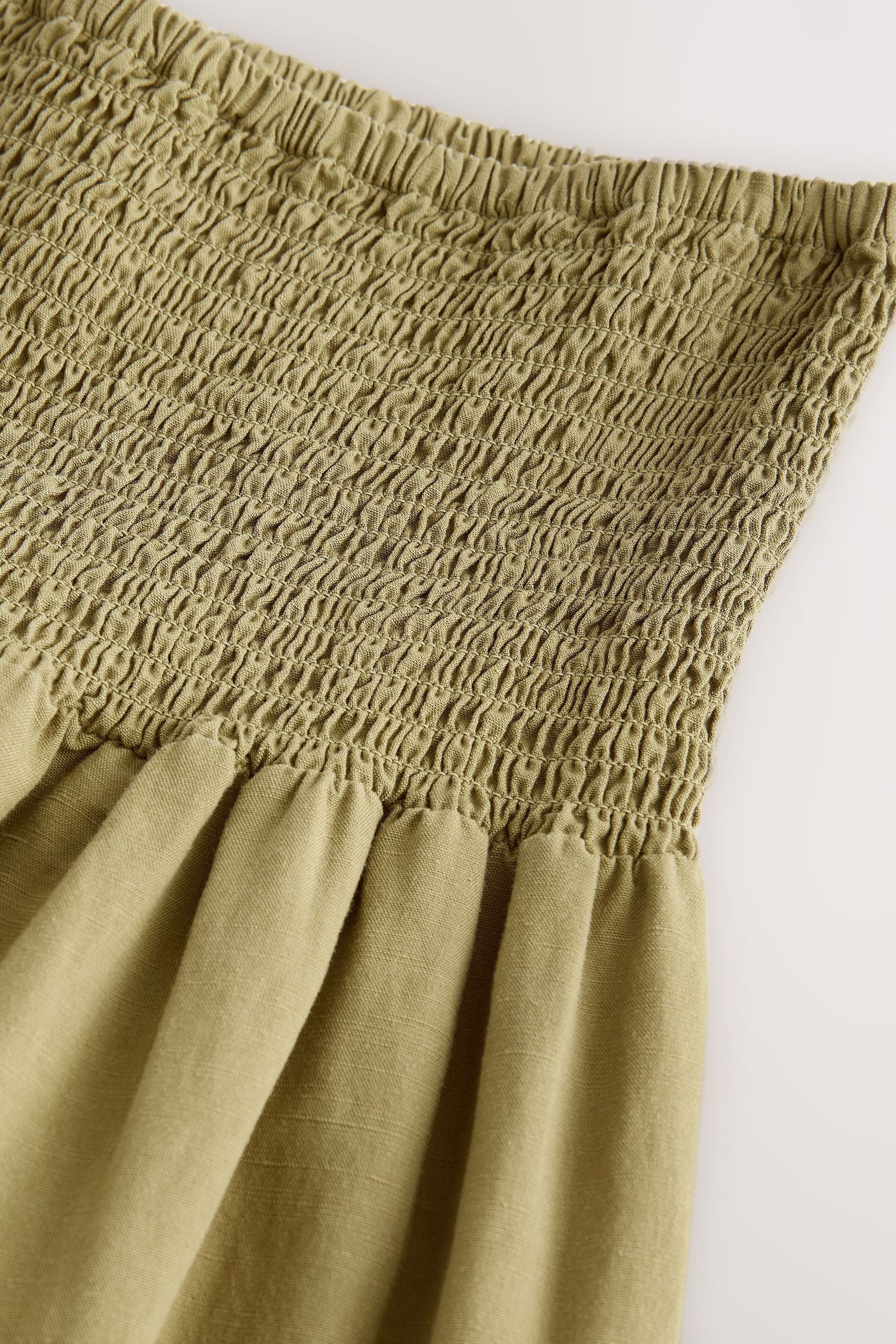 Next Maxirock Maxirock mit gebundenem Bund mit Leinenanteil (1-tlg) günstig online kaufen