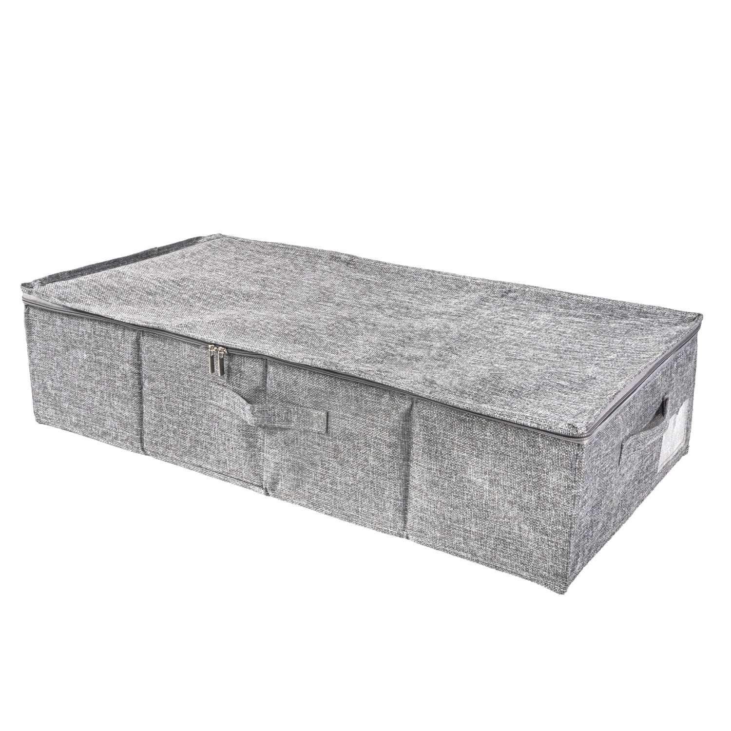 Intirilife Unterbettkommode, Platzsparende Aufbewahrungstasche Aufbewahrungsbox Bett Organizer