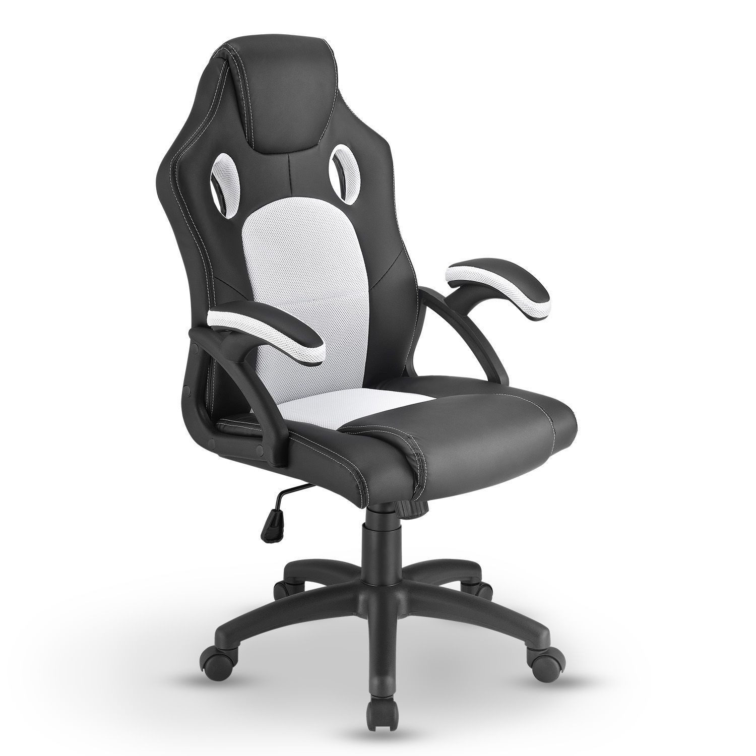 Juskys Gaming-Stuhl Montreal, Ergonomisch geformte Sitzfläche, Rückenlehne günstig online kaufen