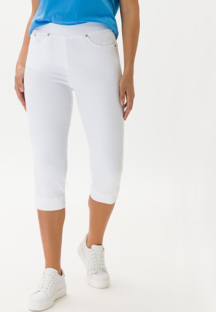 PAMINA RAPHAELA 5-Pocket-Jeans weiß BRAX CAPRI by Style