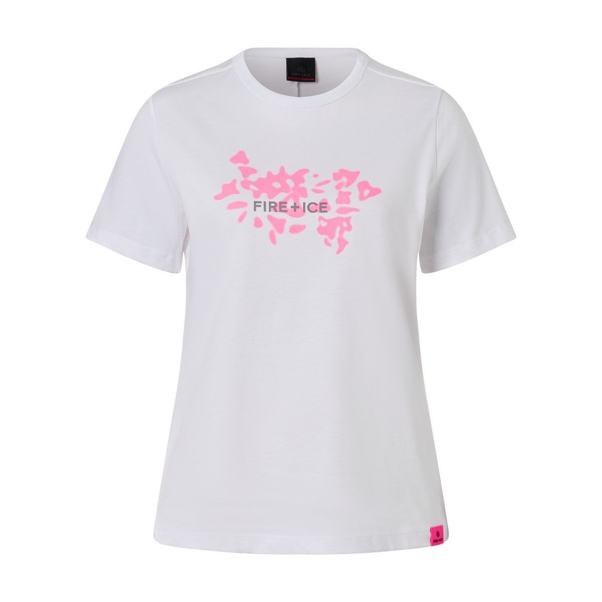 Bogner Fire + Ice Kurzarmshirt Cludy Modisches T-Shirt mit tailliertem Schnitt und FIRE+ICE Print, aus