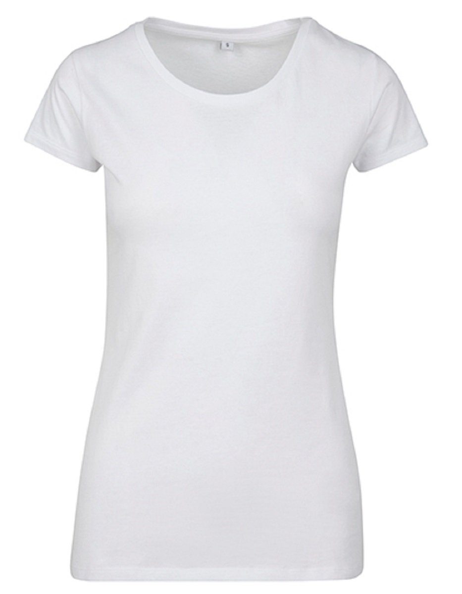 Build Your Brand T-Shirt modisches Damen Shirt für Frauen und Mädchen im 1er Pack / 2er Pack / 3er Pack - 150 g/m² - 100% Baumwolle (1-tlg) XS bis 5XL