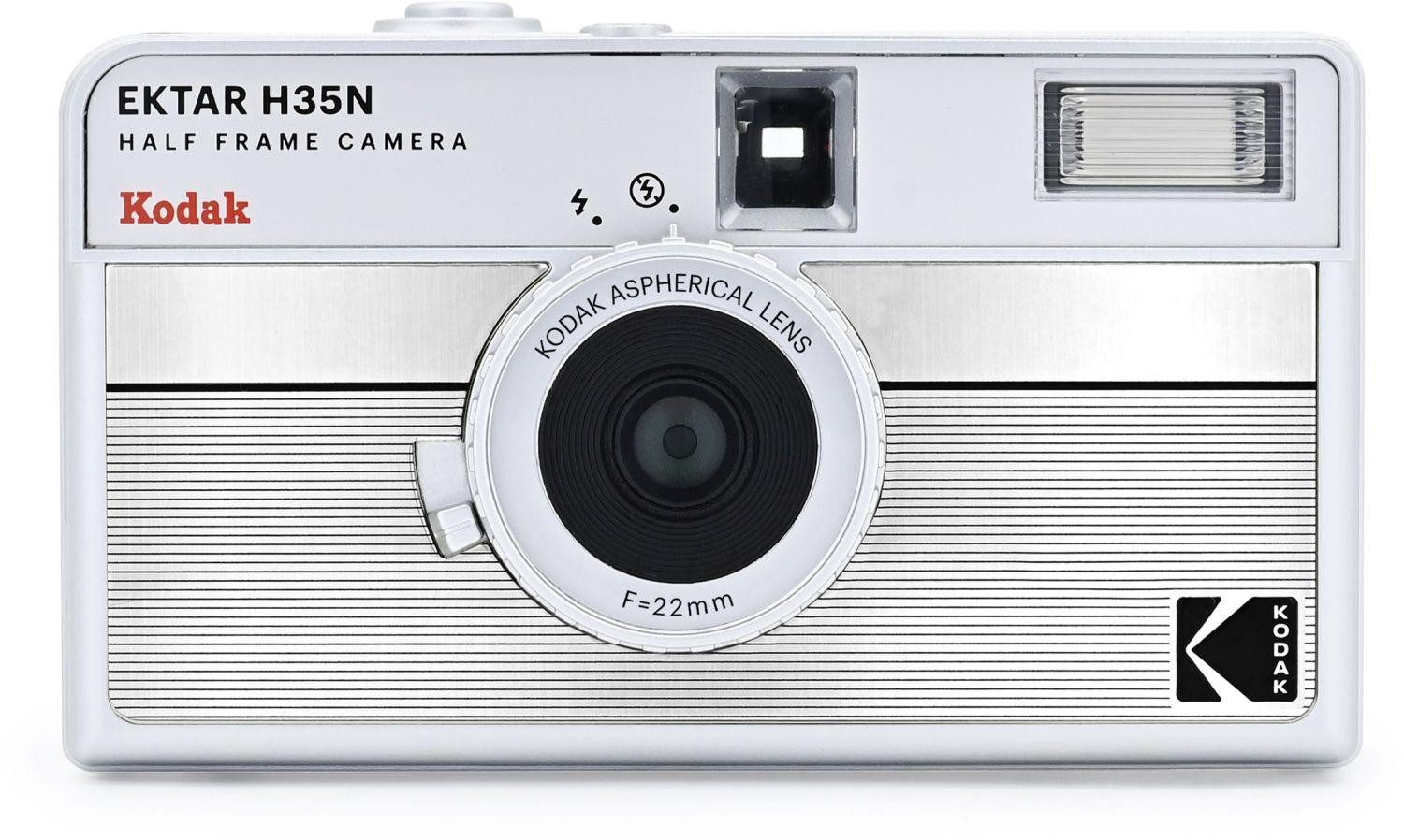 Kodak Half Frame Film Camera EKTAR H35N Silver Kompaktkamera