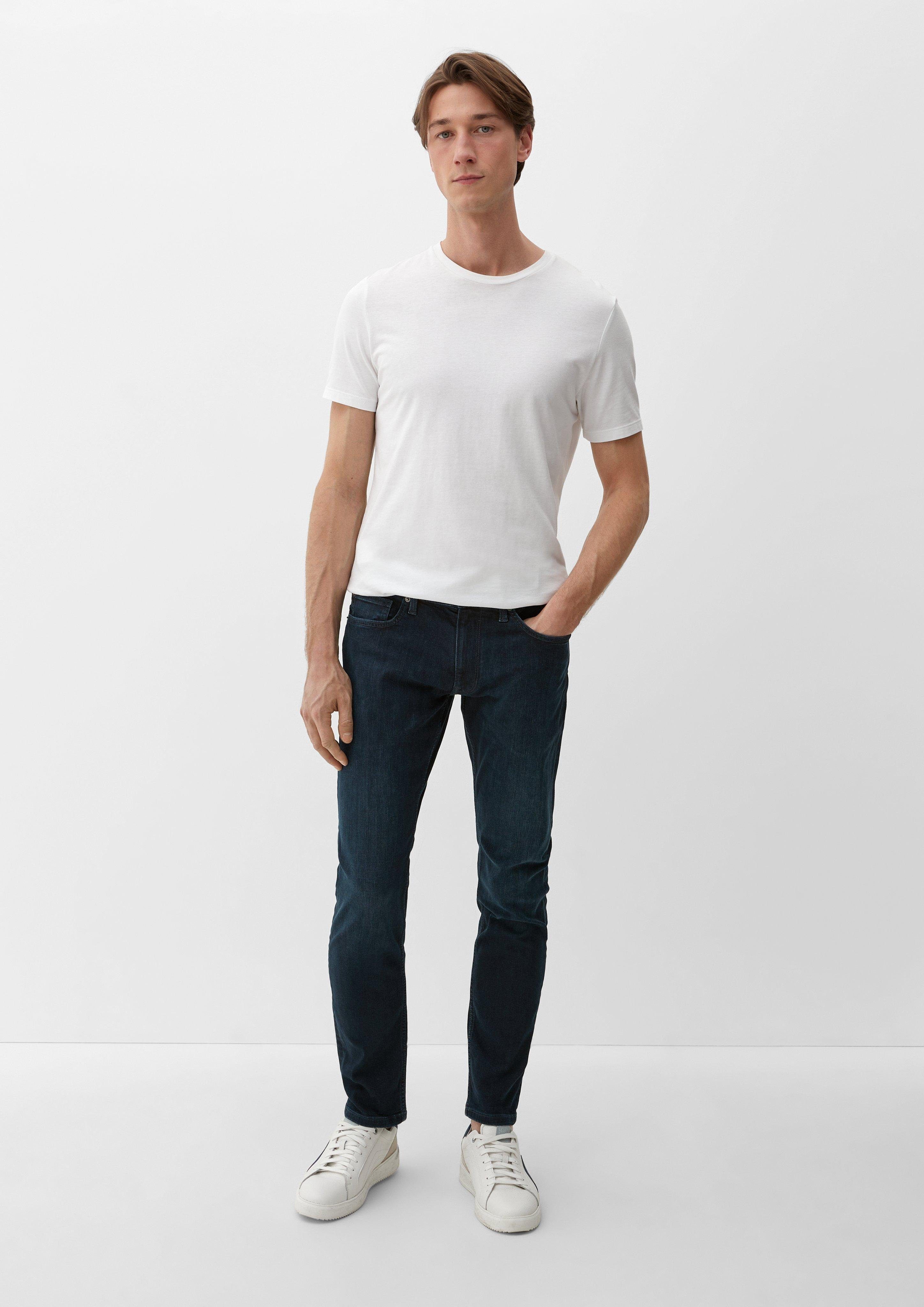 blau Slim Fit / / Mid Jeans Slim: s.Oliver Rise Leg Keith Stoffhose / Waschung
