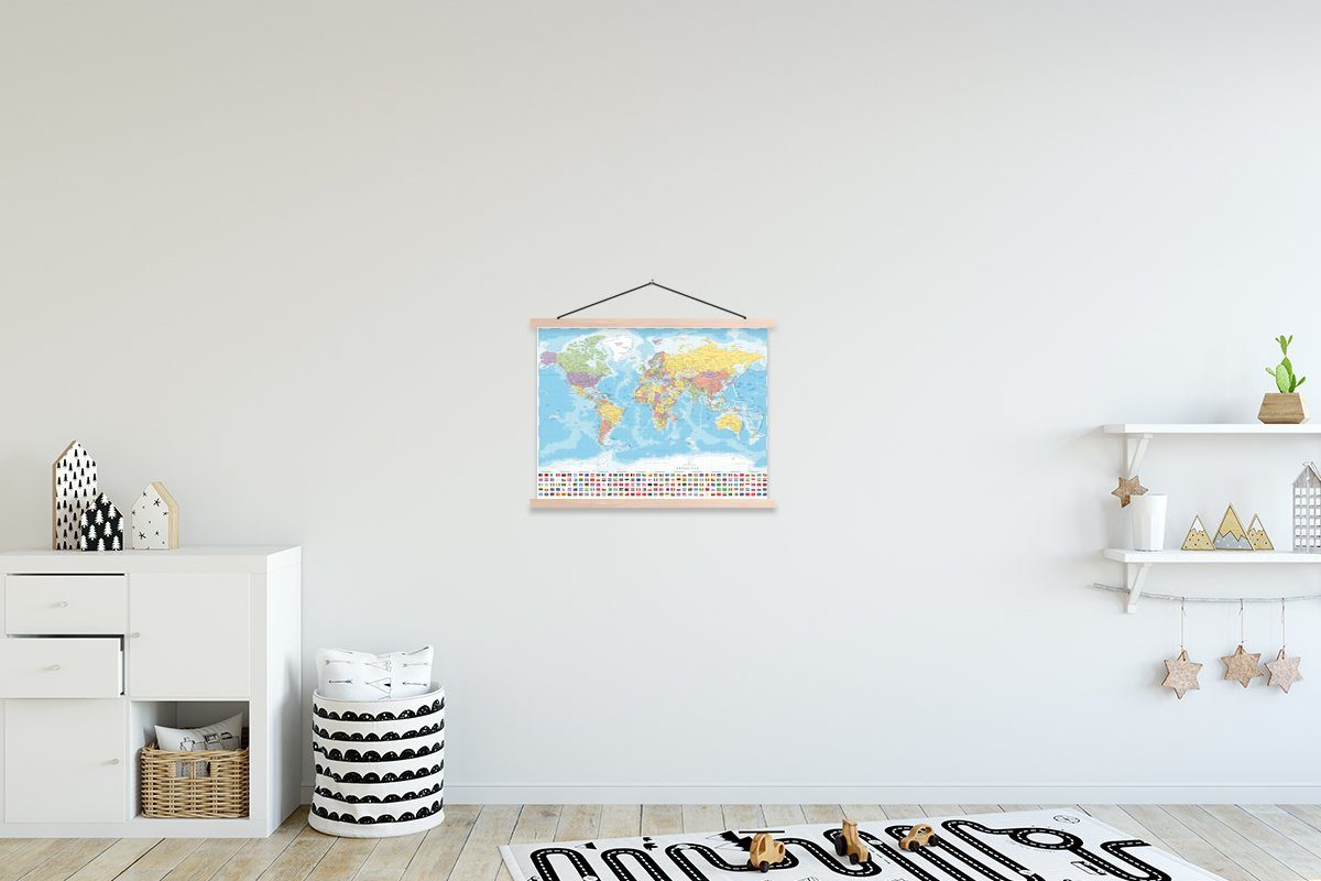 MuchoWow Poster Welt - Karte - günstig online kaufen