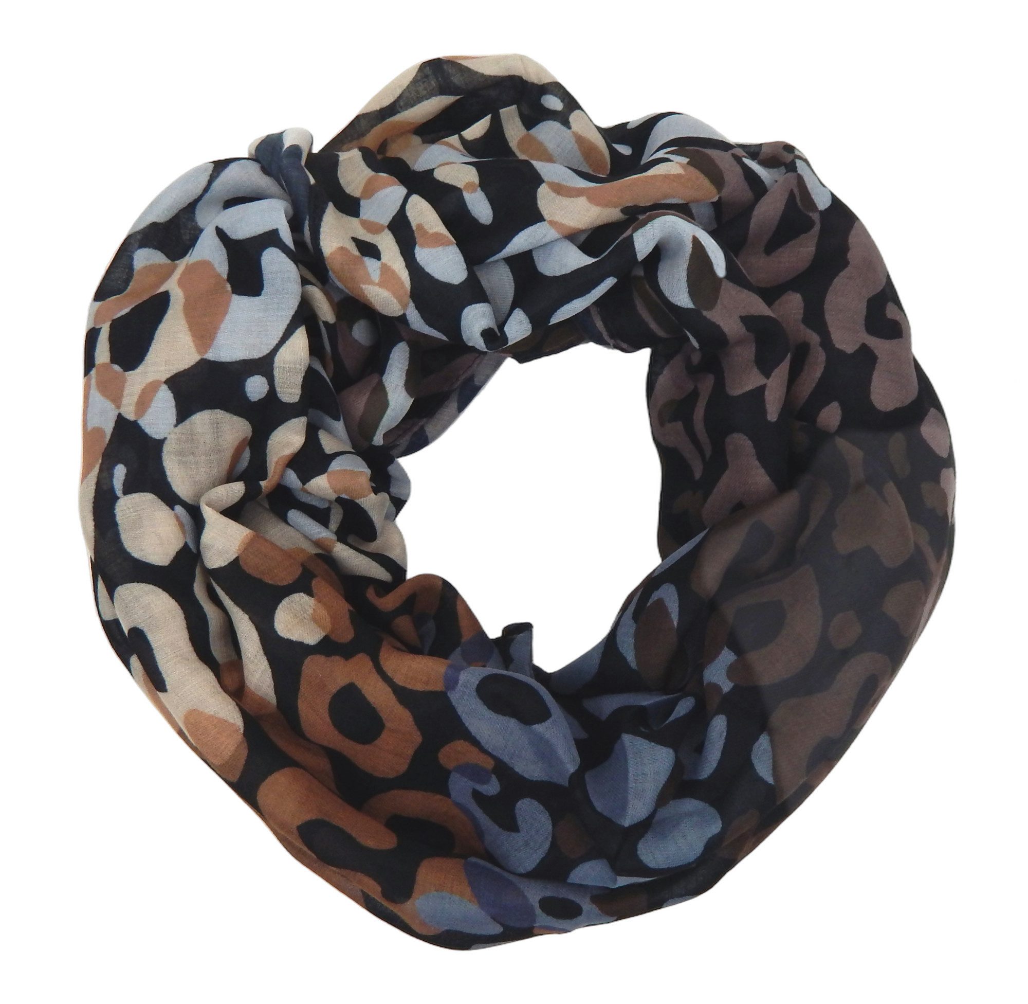 Ella Jonte Loop, Leopard schwarz beige günstig online kaufen