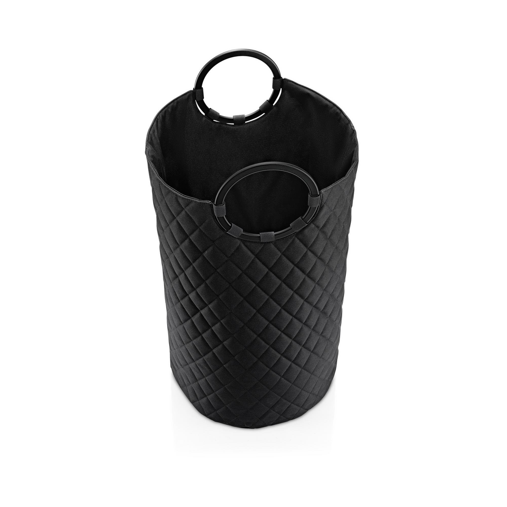 REISENTHEL® Mülleimer reisenthel Loophome L Wäschekorb frame Rhombus Black Schwarz