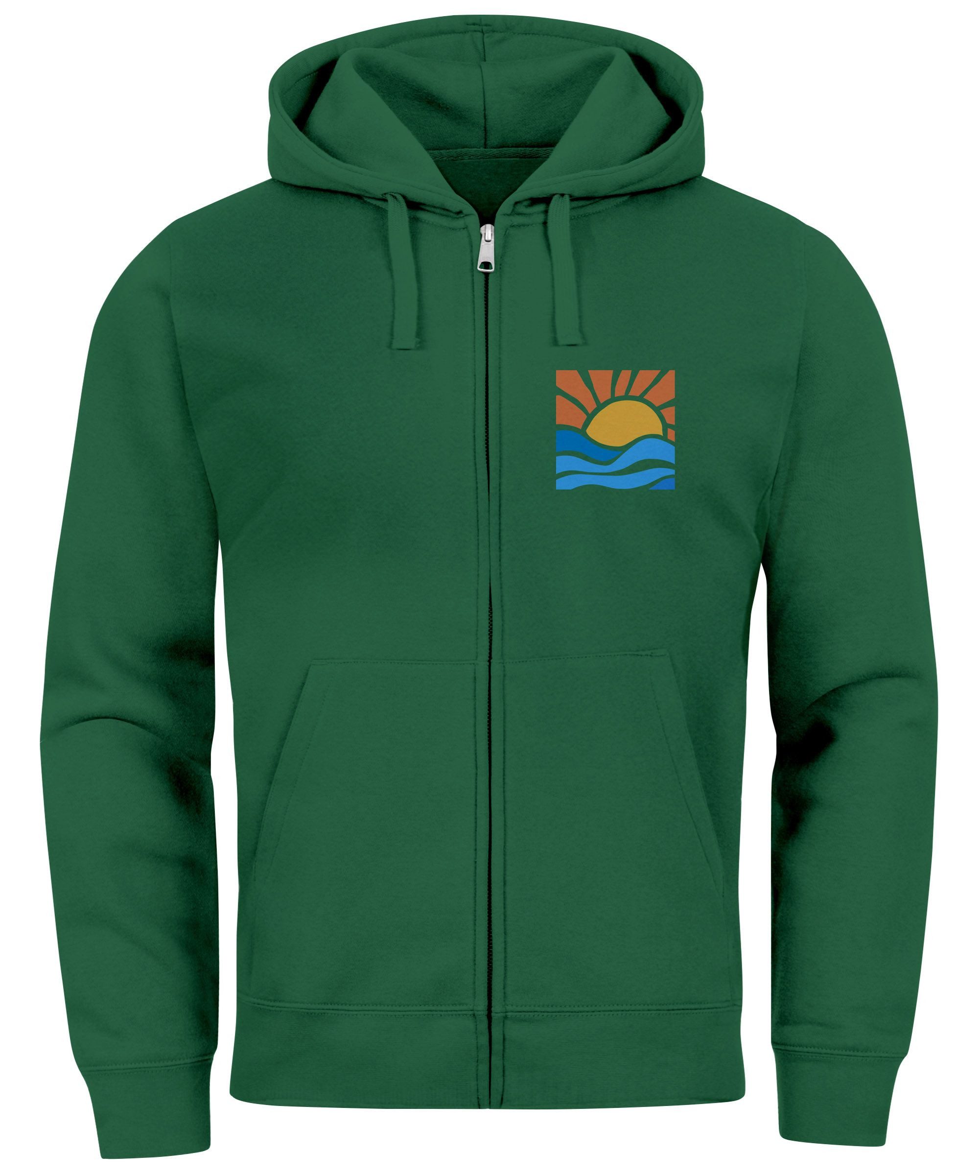 Neverless Sweatjacke Sweatjacke Herren Zip Hoodie günstig online kaufen