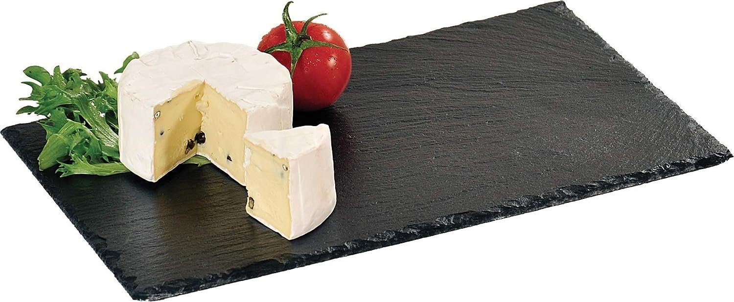 KESPER® Servierplatte Buffet-Platte aus Schiefer, Maße: 30 x 20 cm 38100, (1-tlg)
