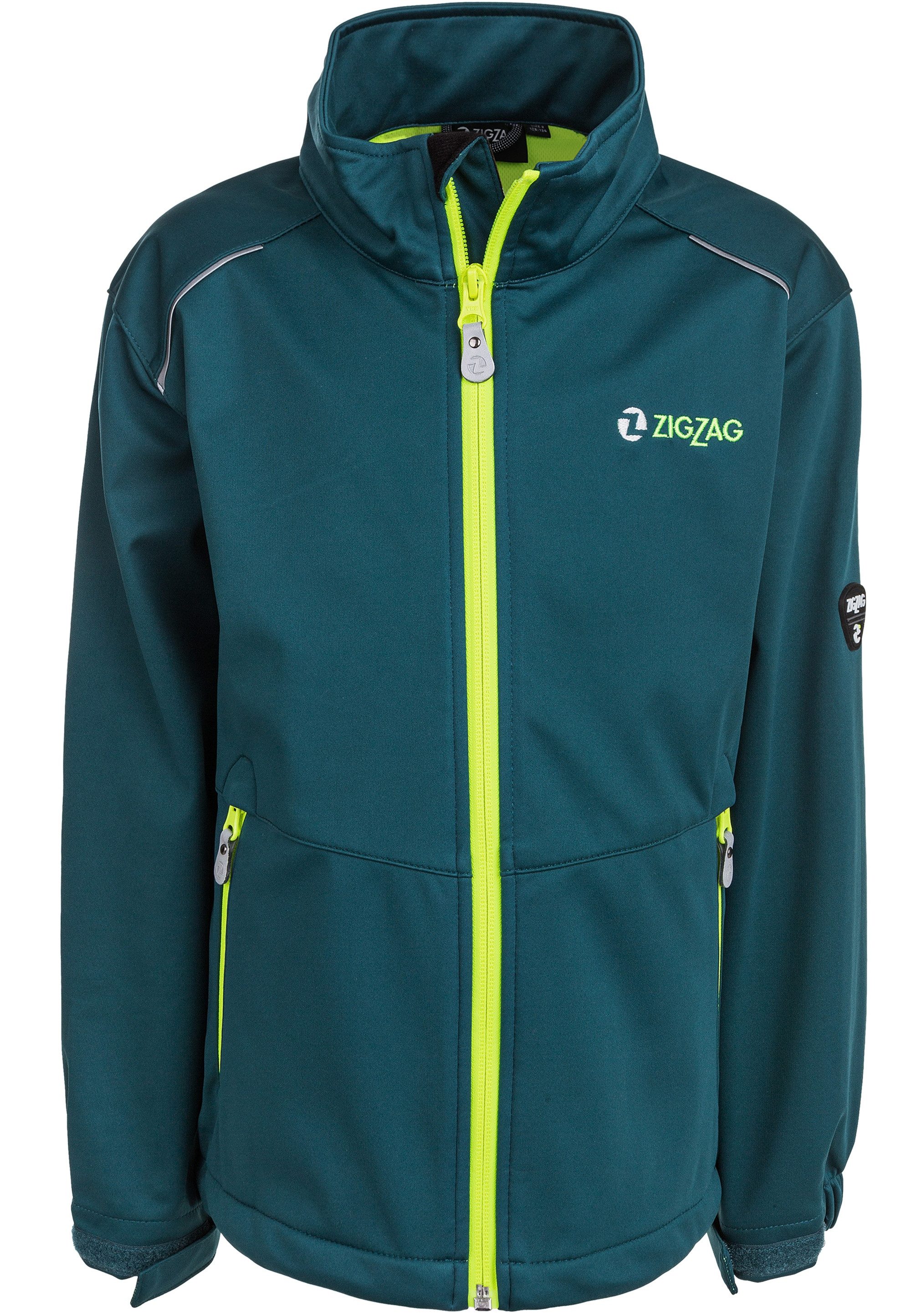 ZIGZAG Softshelljacke SKJOLD W-PRO 8000 WATERPROOF (1-St) mit 8000 mm Wassersäule