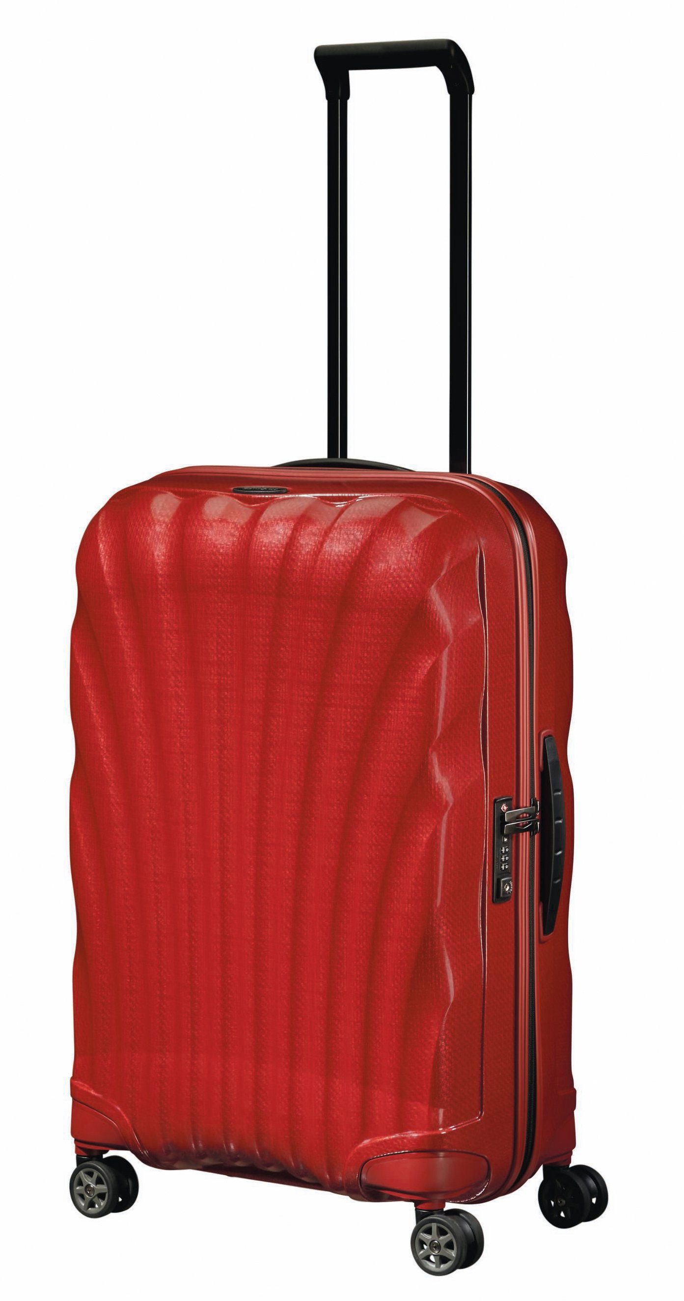 Samsonite Hartschalen-Trolley C-LITE, verschiedene Größen und Farben, 4 Rollen, mit arretierbarem und versenkbarem Druckknopf-Trolleysystem