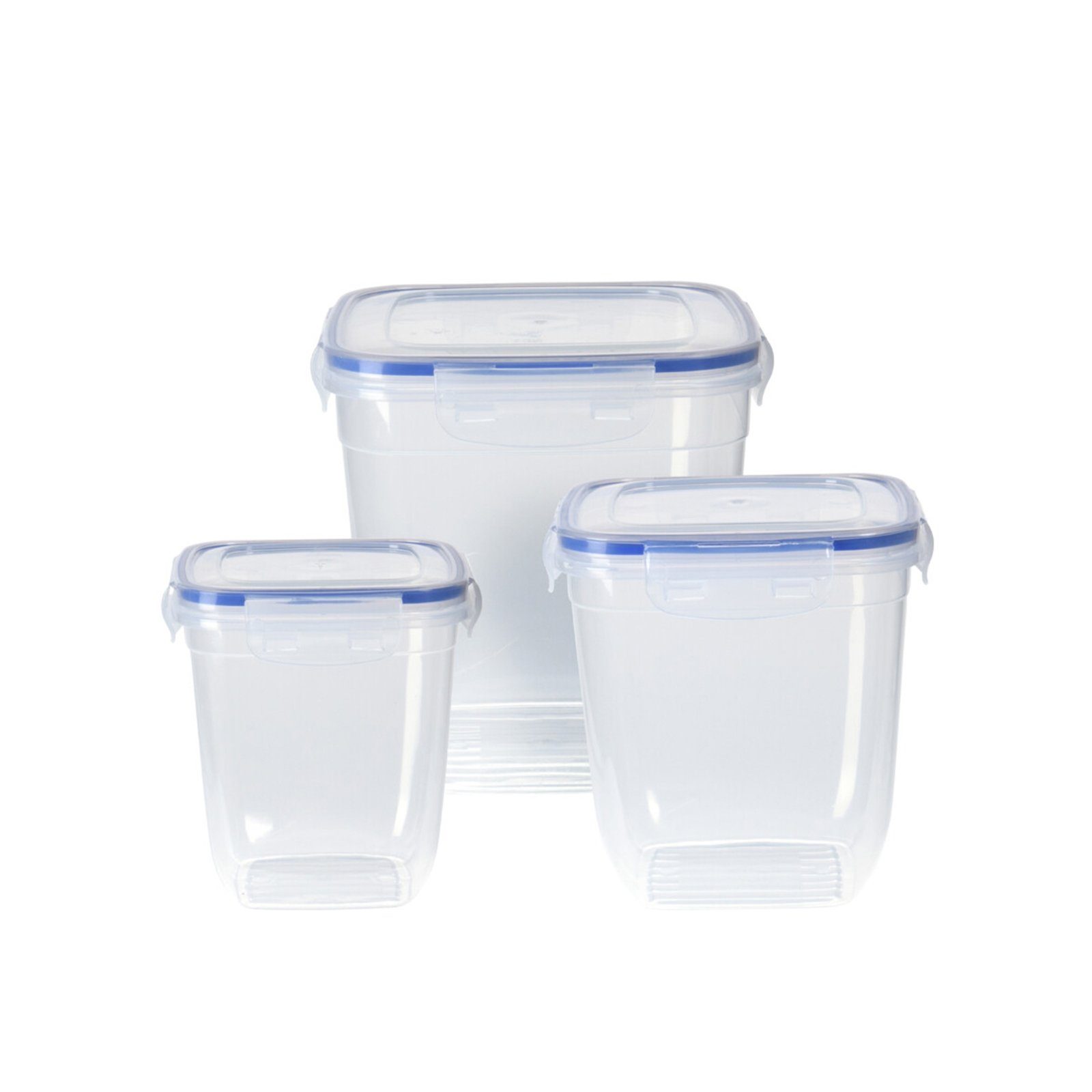 Neuetischkultur Frischhaltedose Frischhaltedosenset 3-teilig Frischhaltedosenset Vorratsdosen, 3-teilig 3-tlg), (Set, Polypropylen