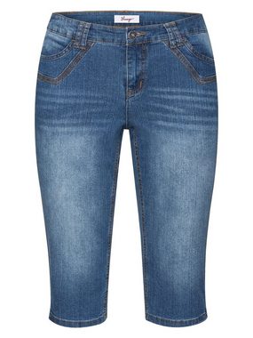 Sheego Jeansbermudas Große Größen mit kleinen Seitenschlitzen