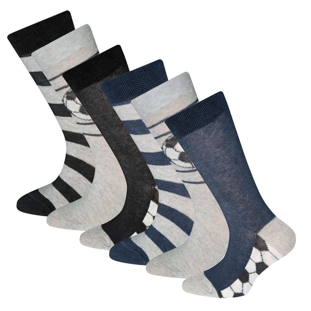 (6-Paar) Ewers Fußball Socken Socken