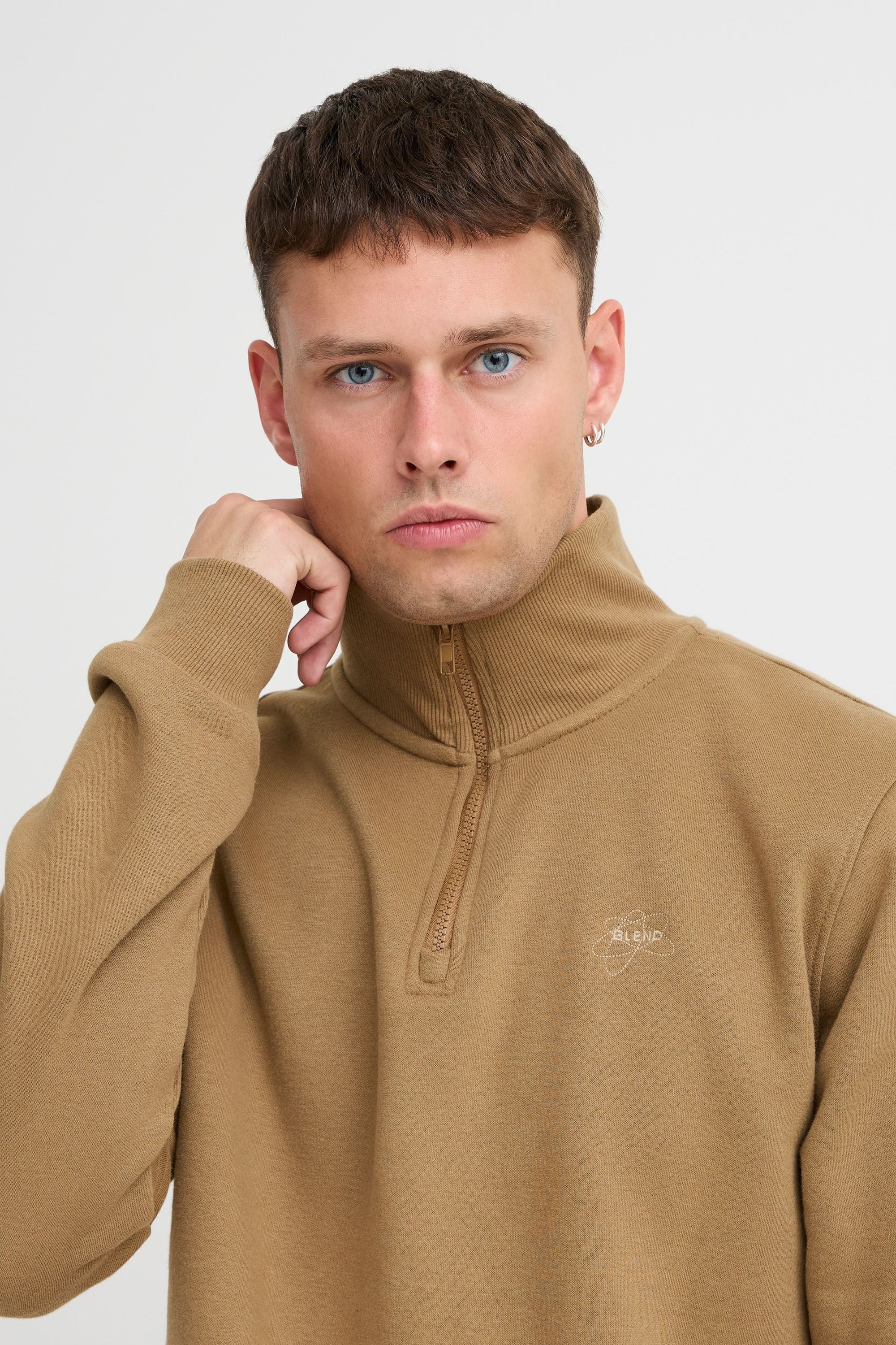 Blend Troyer BHSweatshirt Klassischer Sweat-Troyer