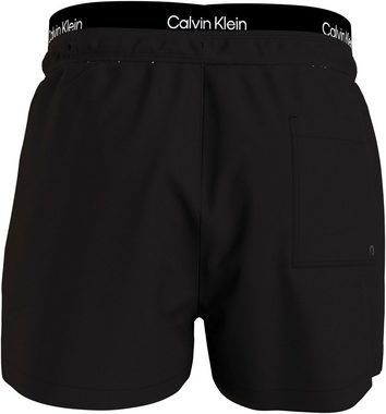 Calvin Klein Swimwear Badeshorts SHORT DOUBLE WB mit doppeltem Bund