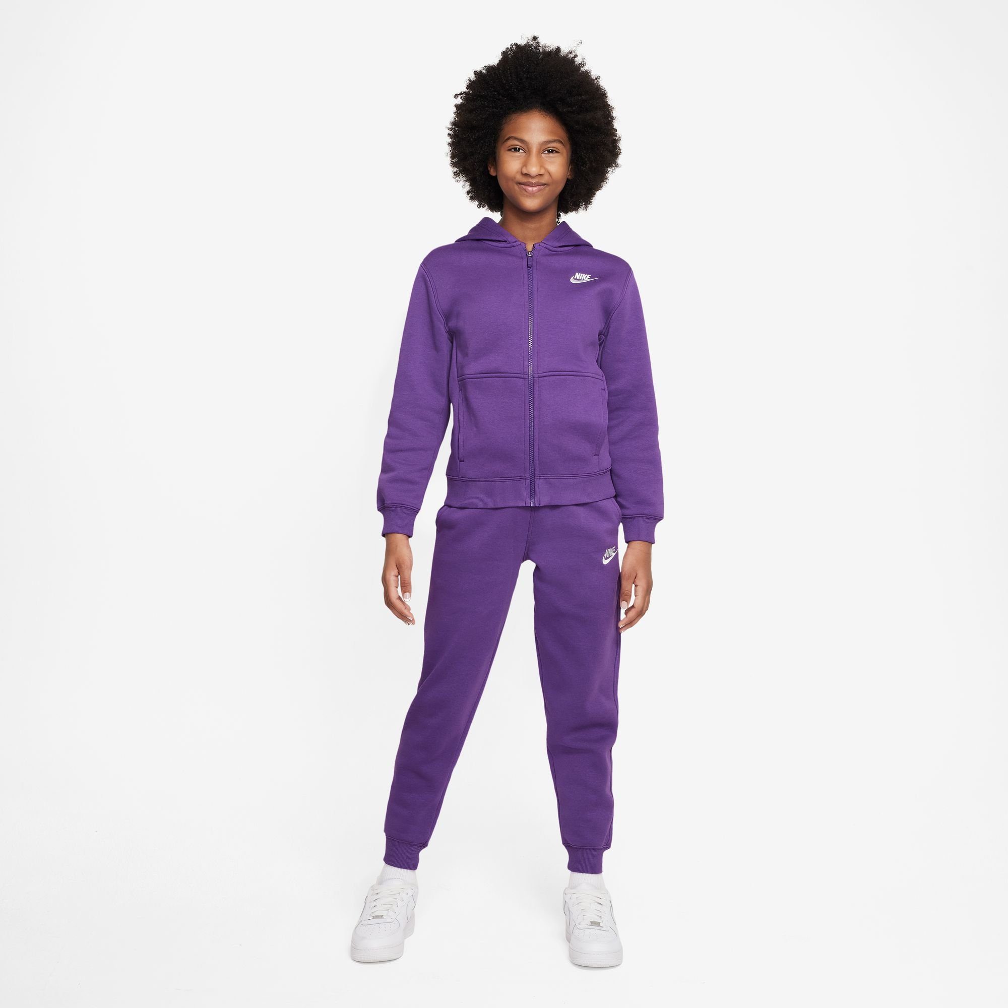 Nike Sportswear Trainingsanzug CLUB FLEECE BIG KIDS' FULL-ZIP TRACKSUIT