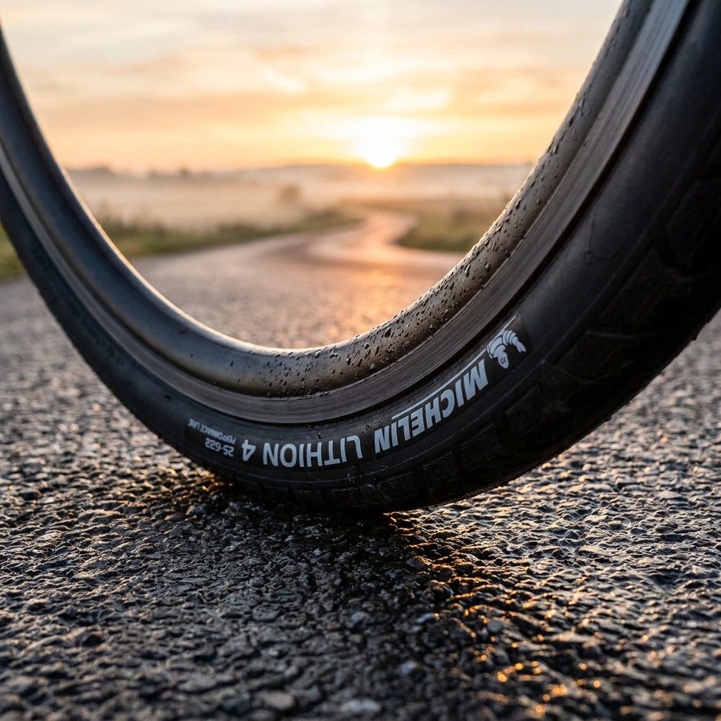 Michelin Fahrradreifen Michelin Lithion 4 Faltreifen 25-622 (700x25C) - Performance Rennradre