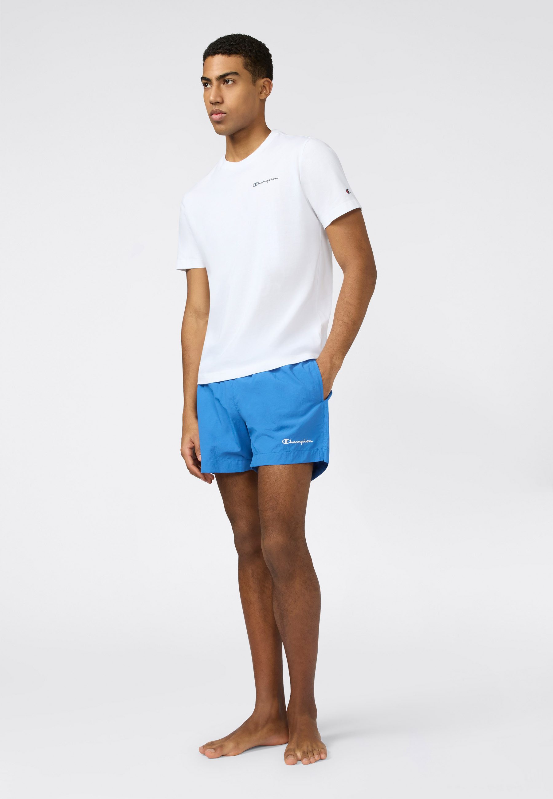 Champion Badeshorts Beachshort Standard Fit schnelltrocknendes Material, aus Polyamid, bequeme Passform – Bild 4 von 5