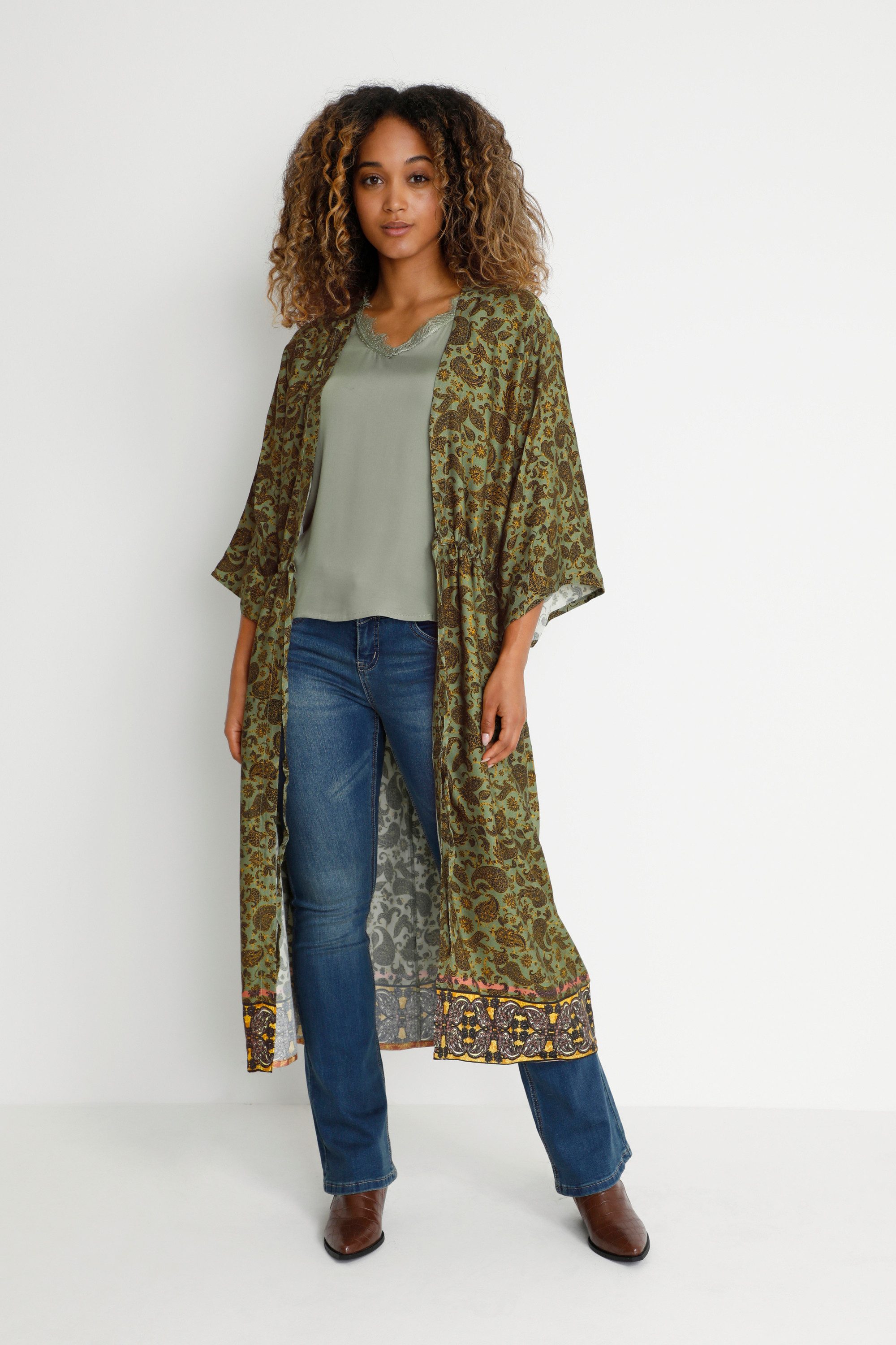 Cream Blusenkimono Accessoires EmmeliaCR