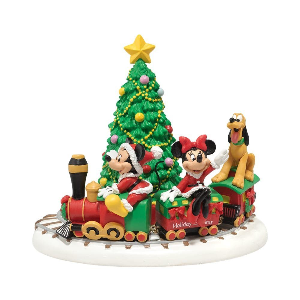 Disney Weihnachtsdorf Mickey Mouse Weihnachtszug Train Weihnachtsdorf Lemax Disney Store