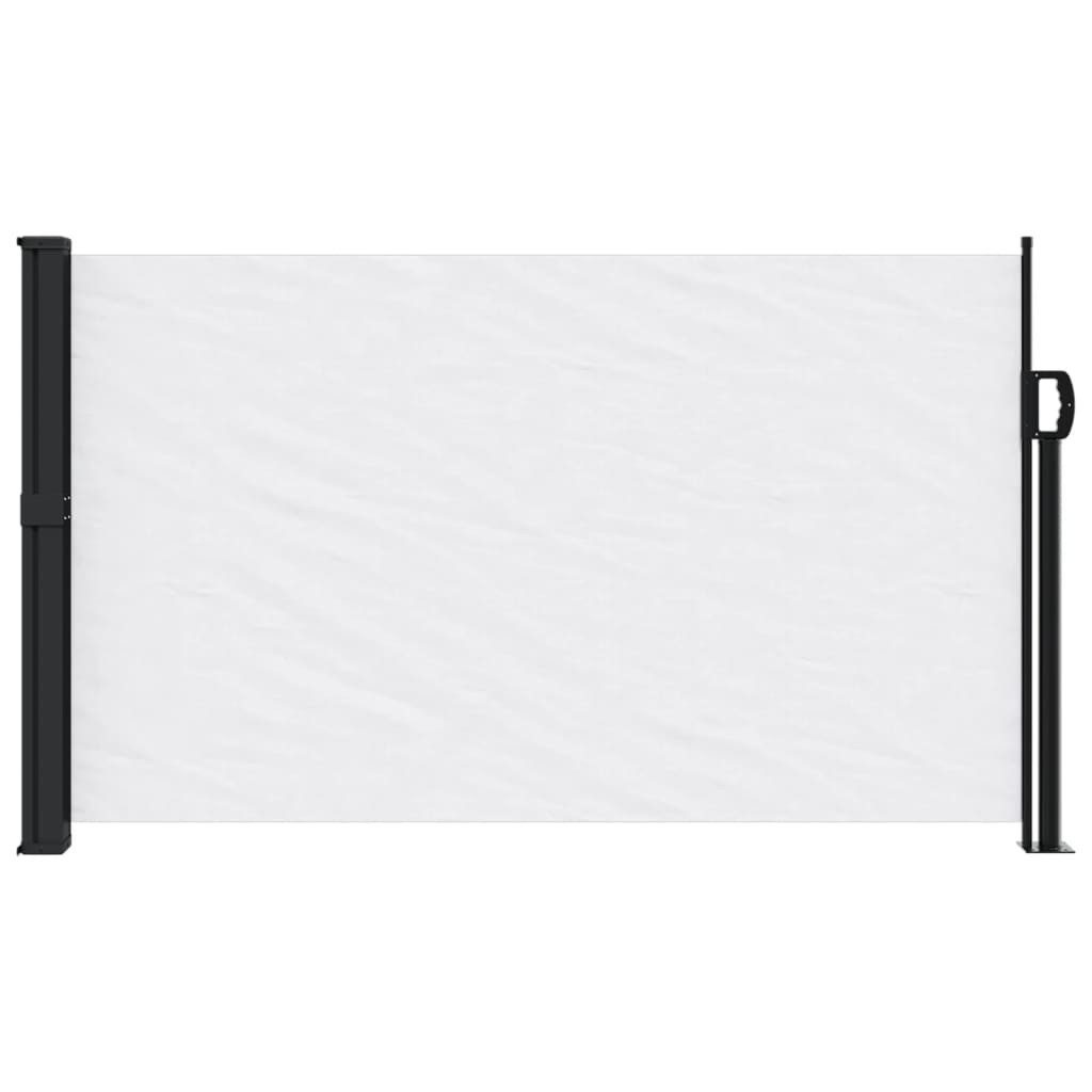 vidaXL Seitenmarkise 117 x 300 cm Seitenmarkise Ausziehbar Weiß 120x300 cm