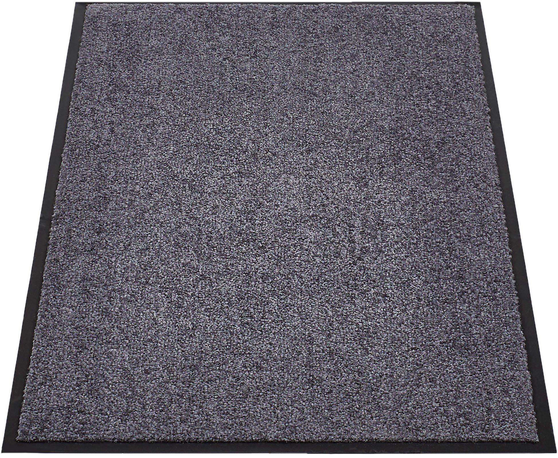 Andiamo Fußmatte Super Wash & Clean, Made in Belgium, rechteckig, Höhe: 7 mm, Schmutzfangmatte, Uni Farben, rutschhemmend, waschbar
